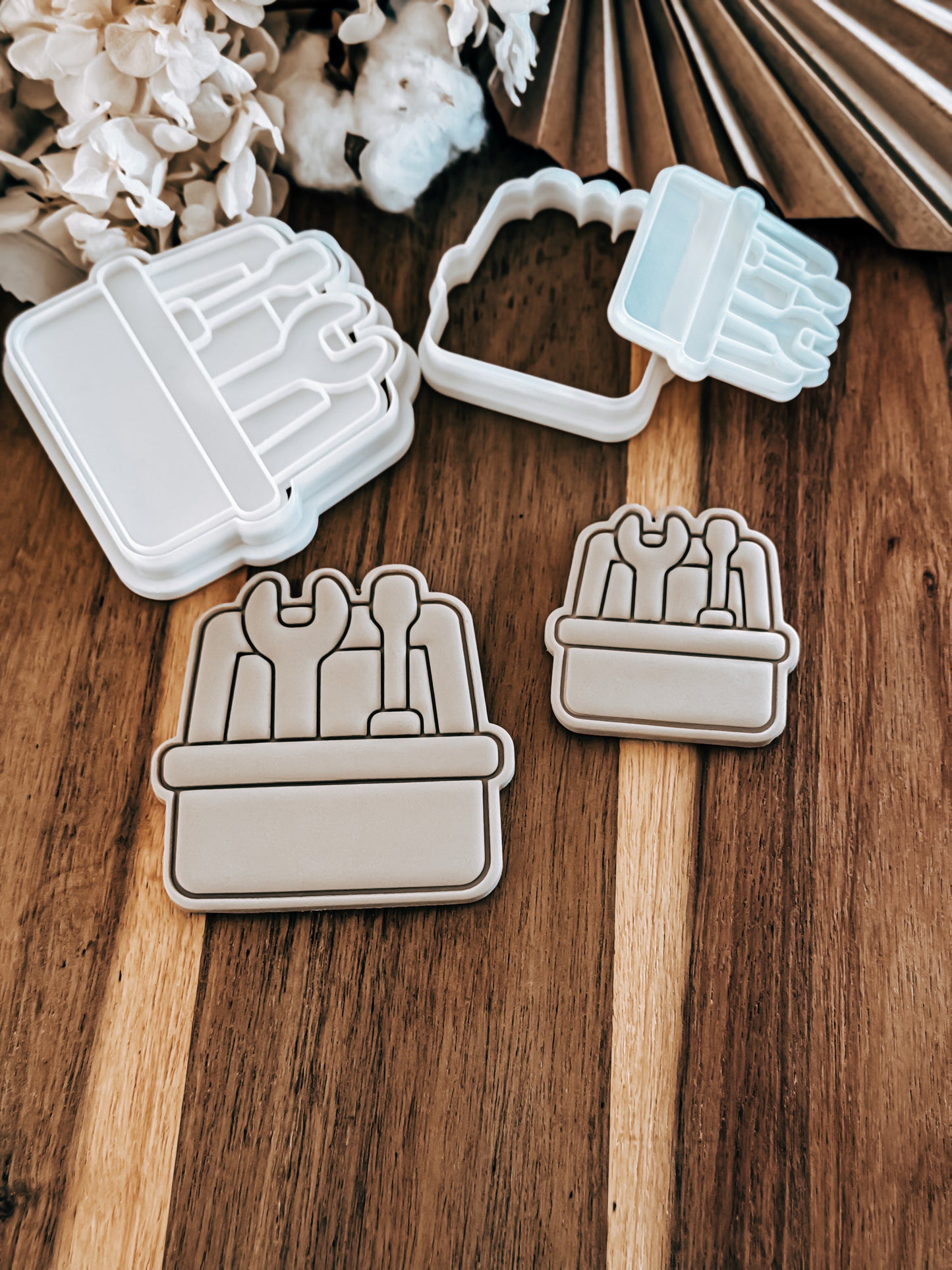 Tool Box Stamp & Cutter - Perfect for Fondant & Sugar Cookies