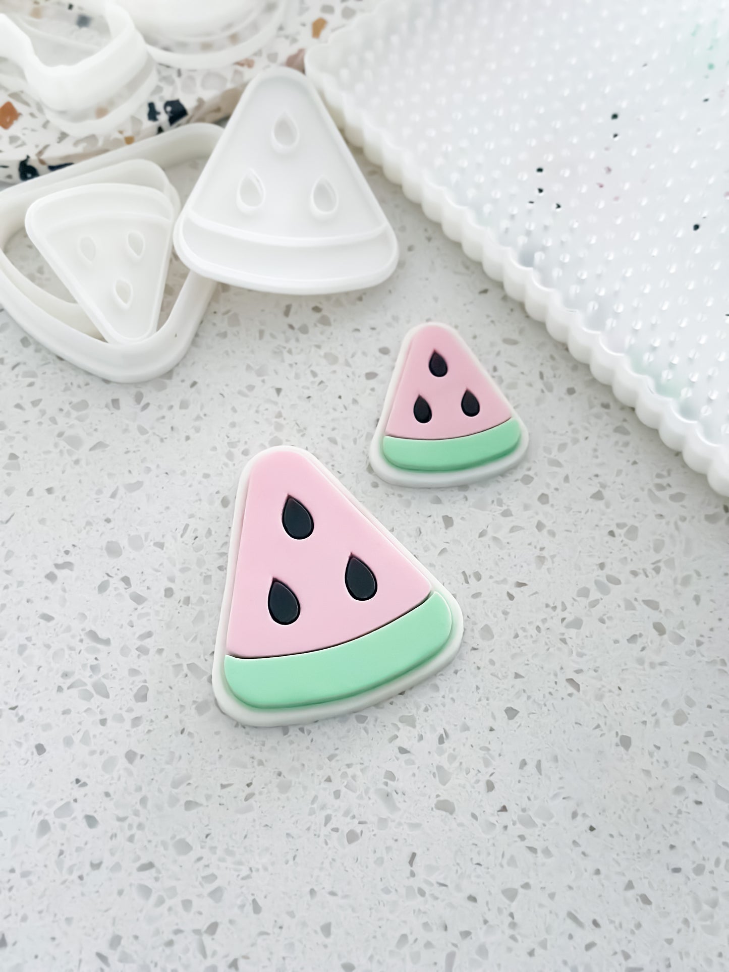 Mini Melon Slice (Simple) - Cookie Stamp and Cutter