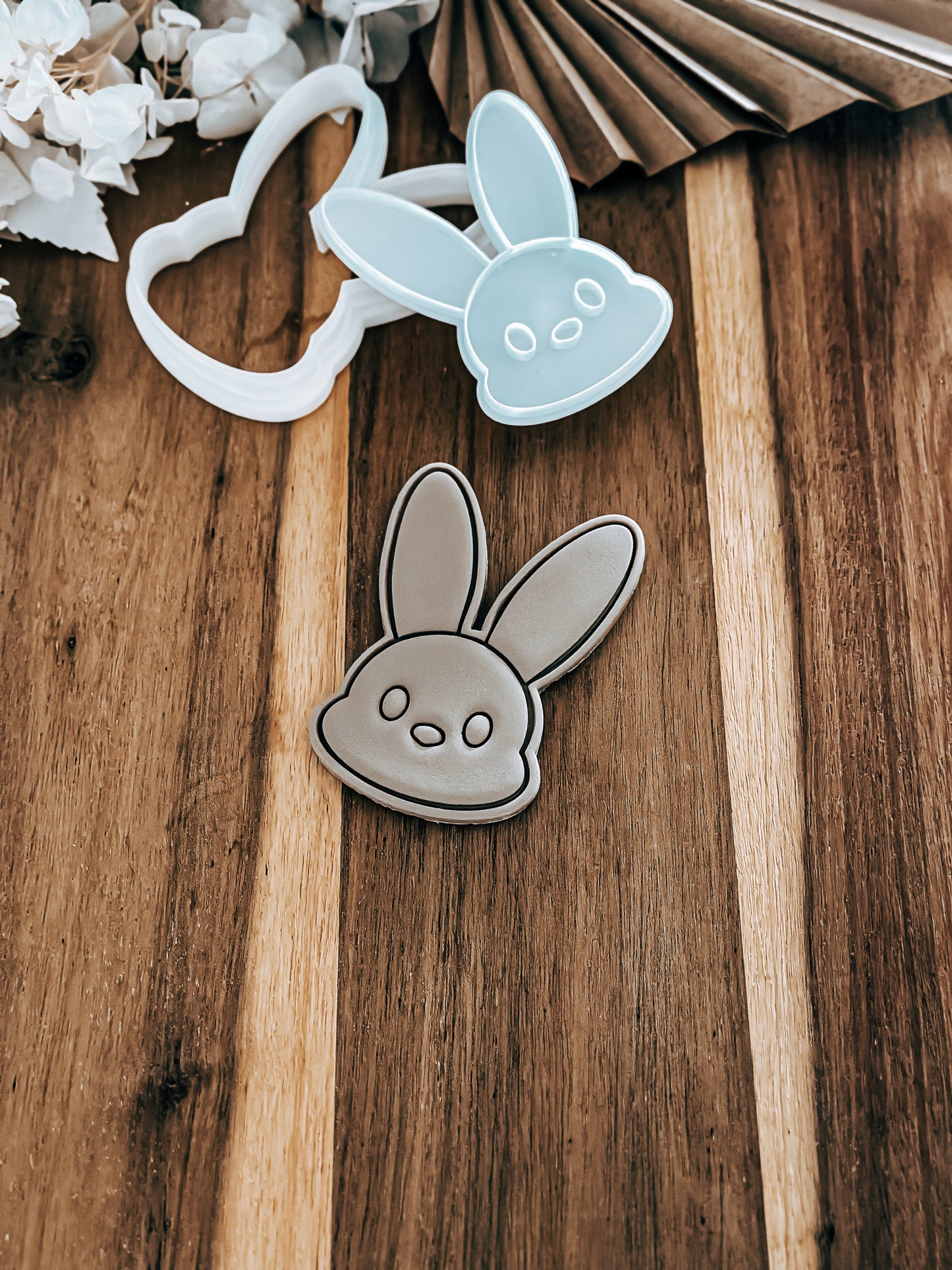 Bunny Head (Simple) - Cookie Stamp and Cutter - Ideal for Fondant & Sugar Cookies