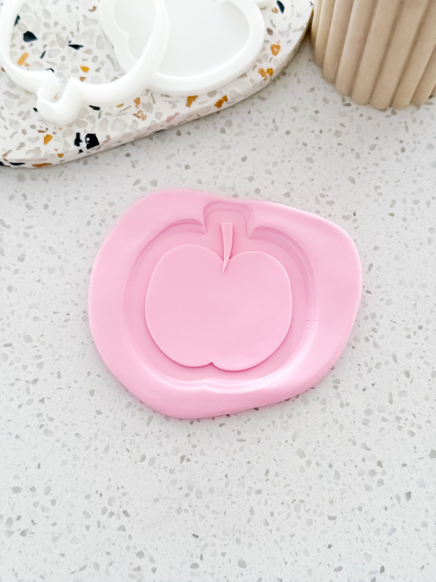 Apple (Caterpillar) Stamp & Cutter - Perfect for Fondant & Sugar Cookies