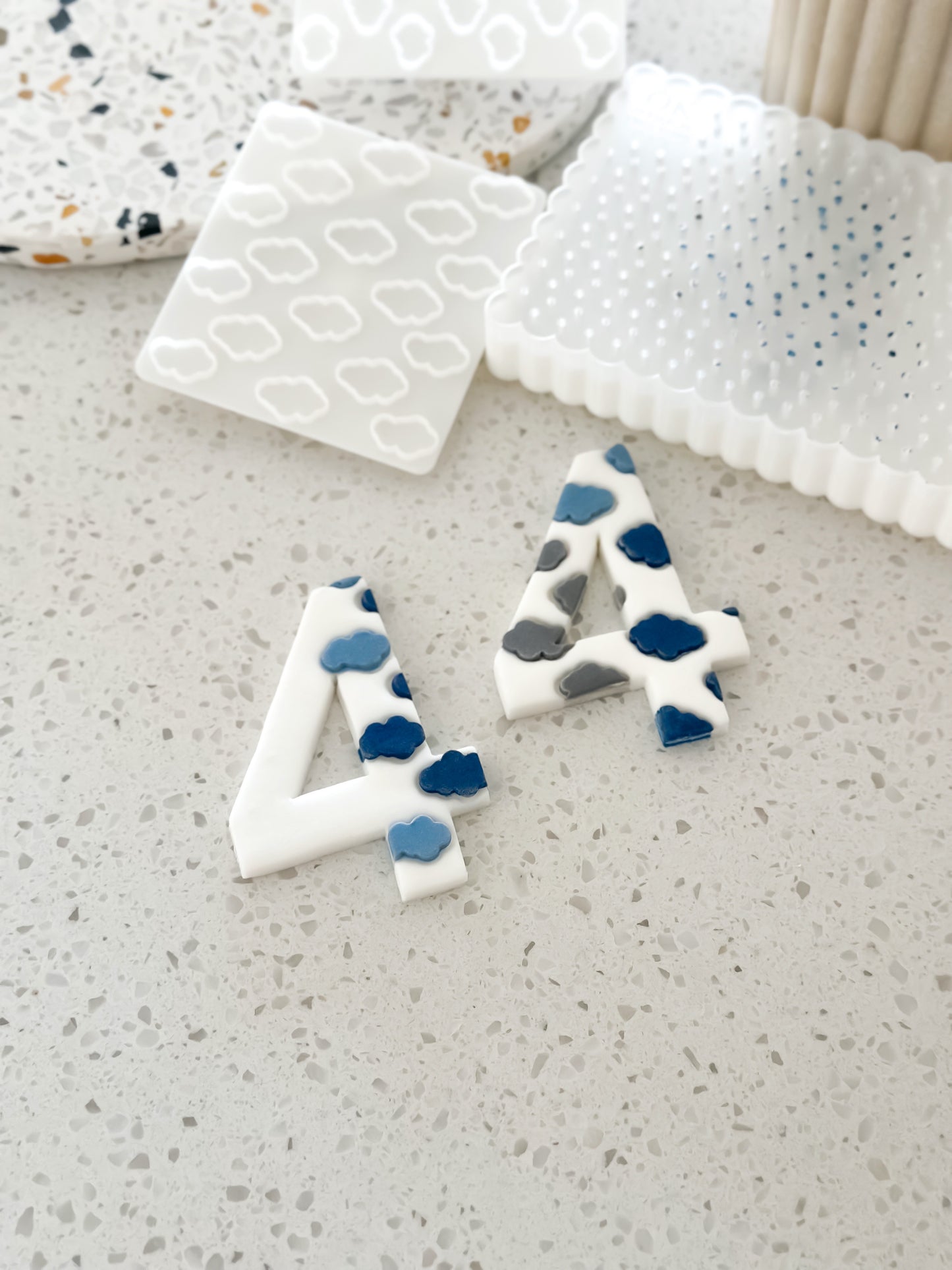 Cloud Pattern - Cookie Stamp - Ideal for Fondant & Sugar Cookies