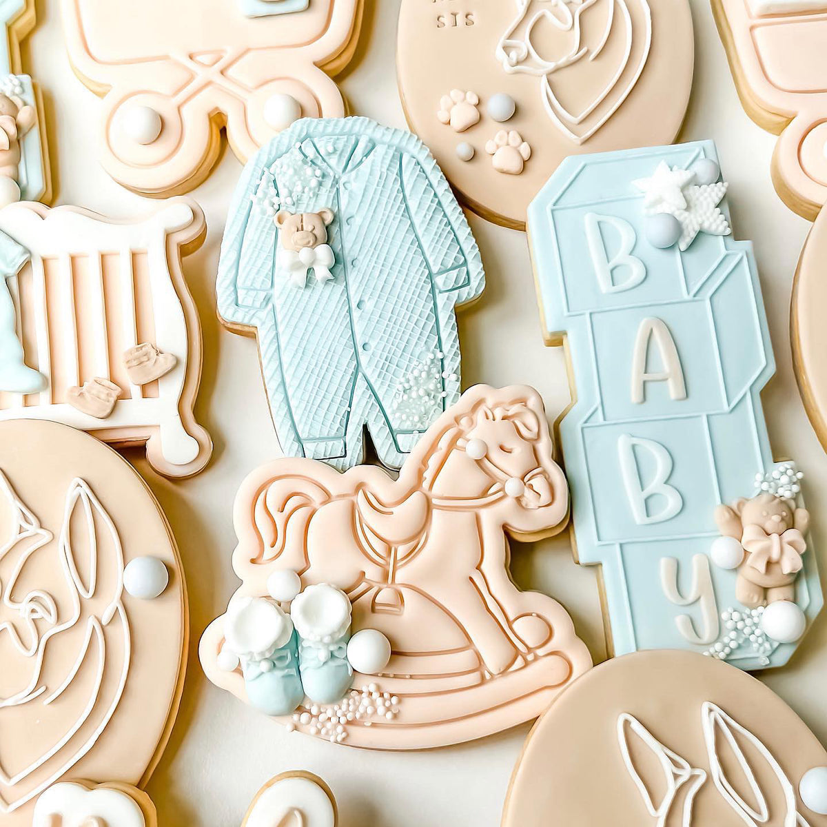German Shepherd (Outline) 'UP' - Cookie Stamp - Perfect for Fondant and Sugar Cookies