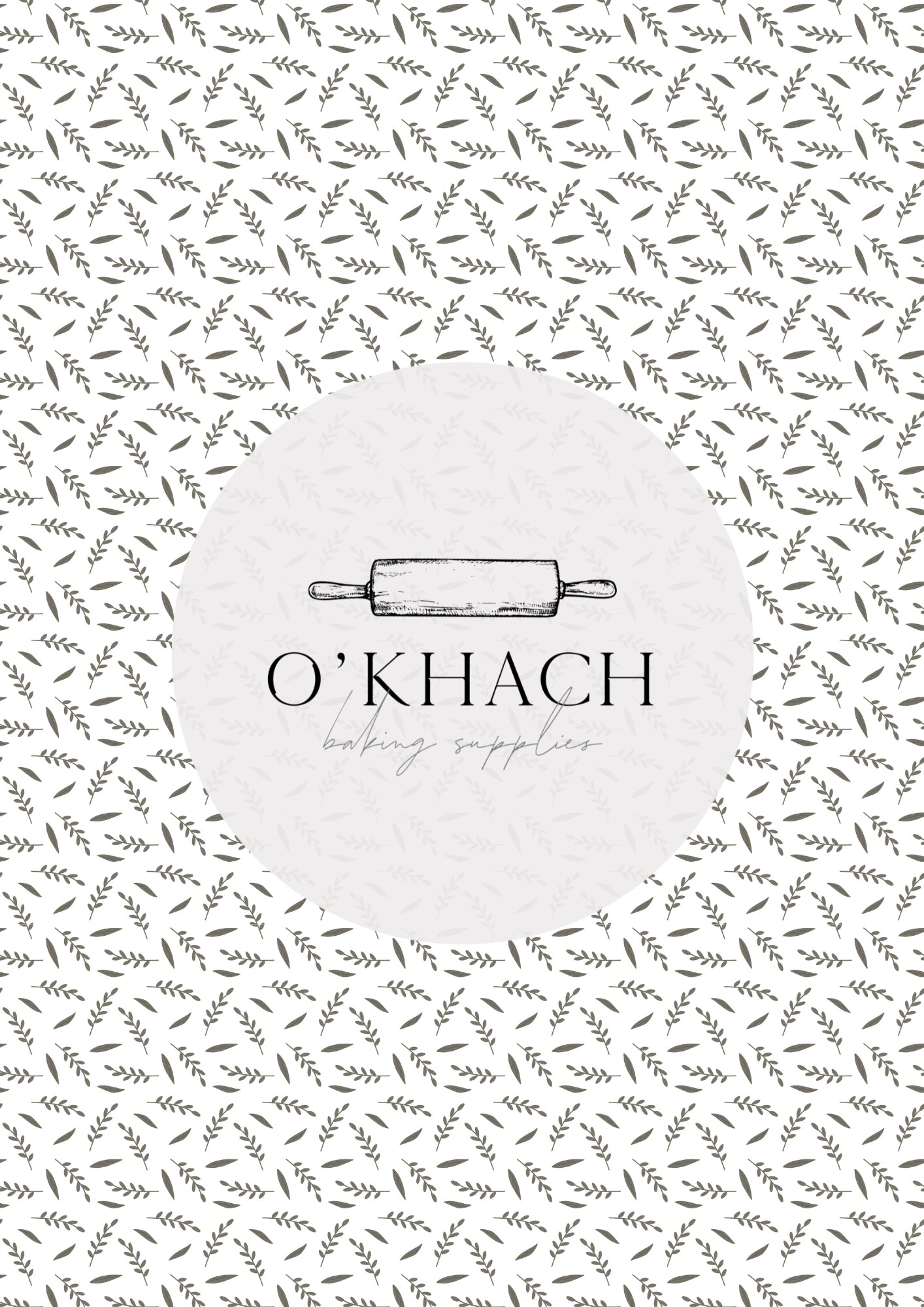 Bunny Garden Pattern - Edible Image – A4 Cake Topper & Cupcake Decoration