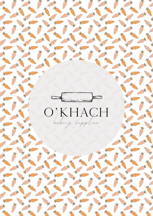 Bunny Hop Pattern No.3 - Digital Edible Image for Cakes & Cookies