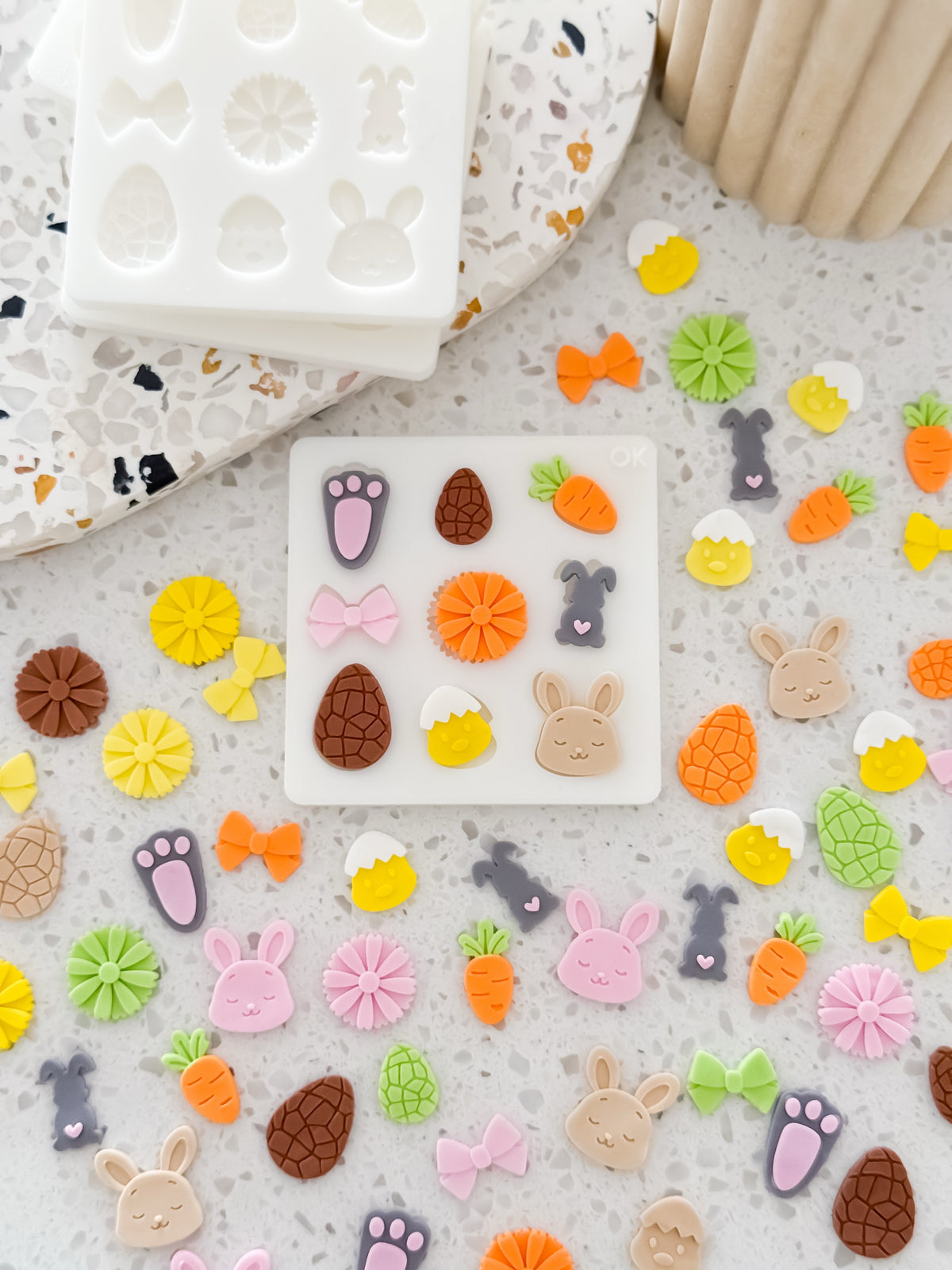 Easter Mini Mix Finger Press mould for cookie and cupcake decorating
