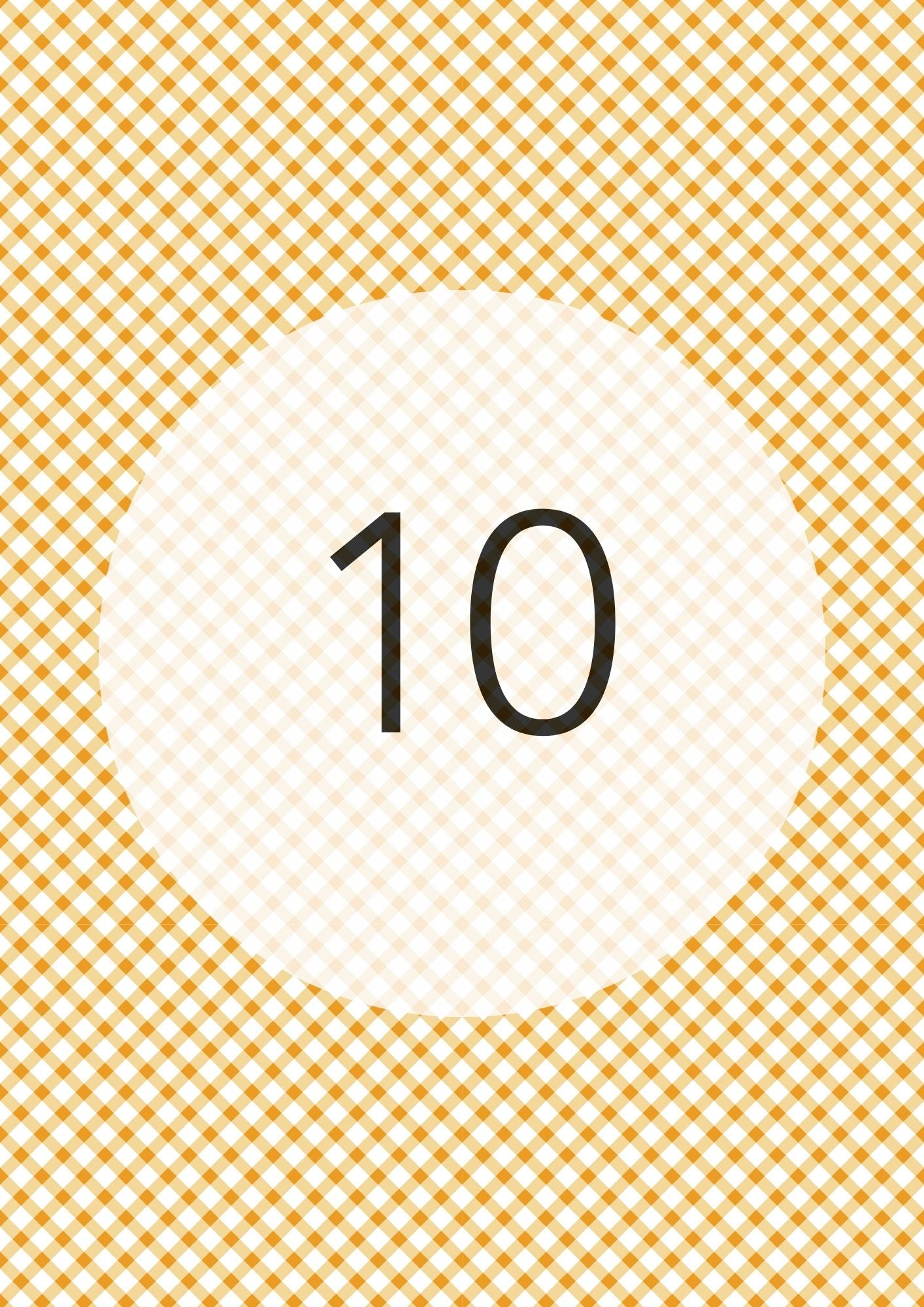 Marigold diagonal gingham edible image, Gingham Cross No.10, by O'Khach