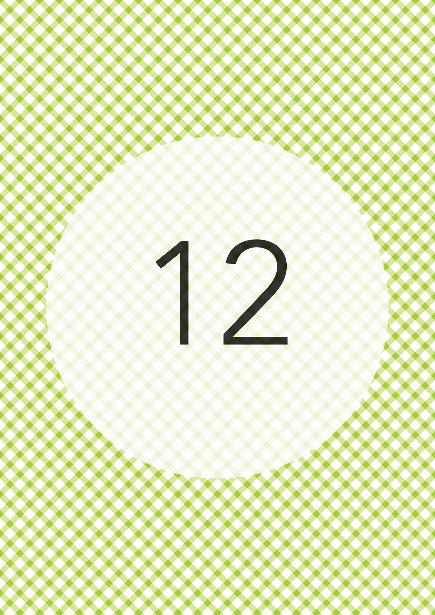 Lime Green diagonal gingham edible image, Gingham Cross No.12, by O'Khach