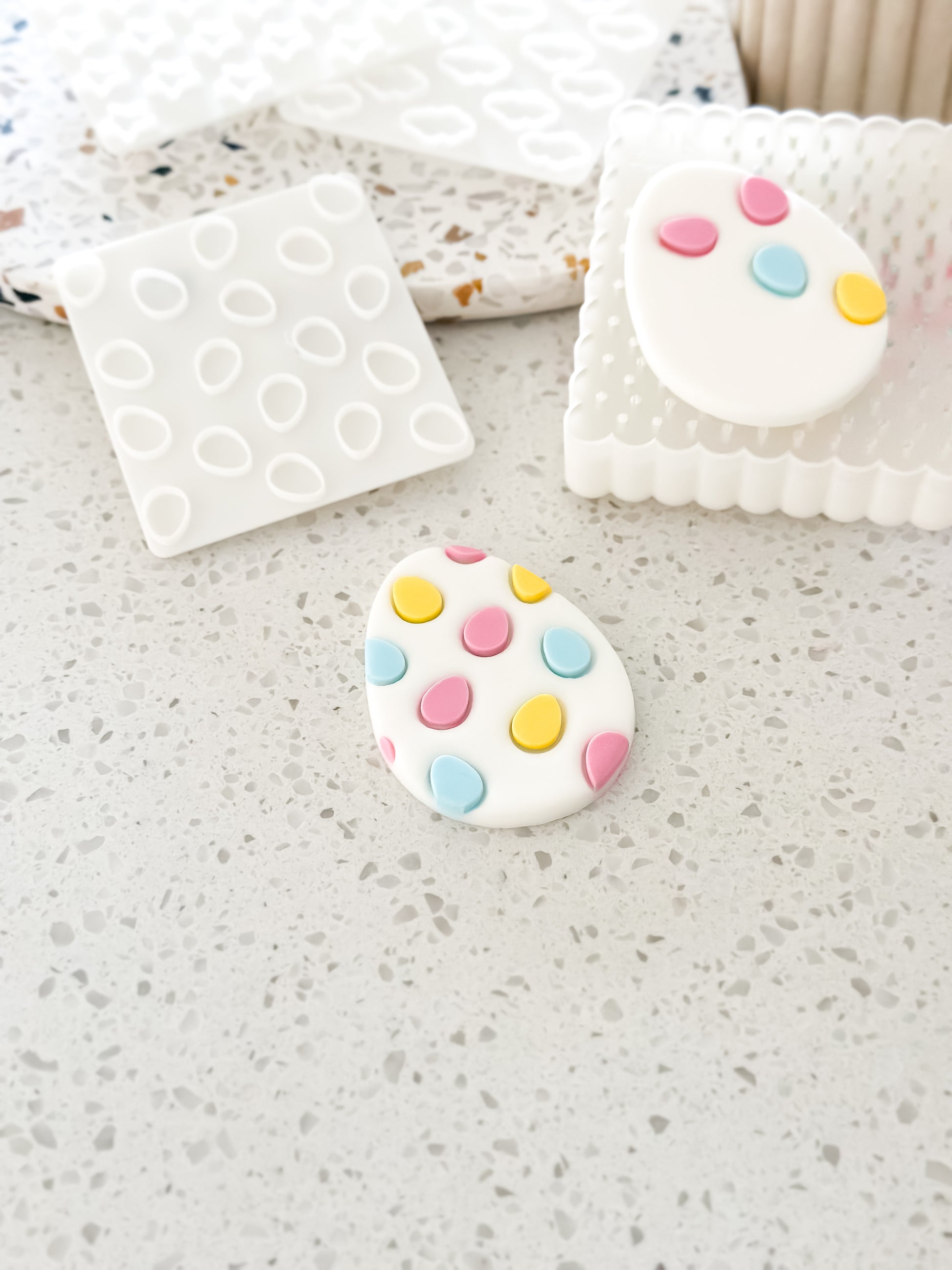 Egg Pattern - Cookie Stamp - O'Khach Baking Supplies
