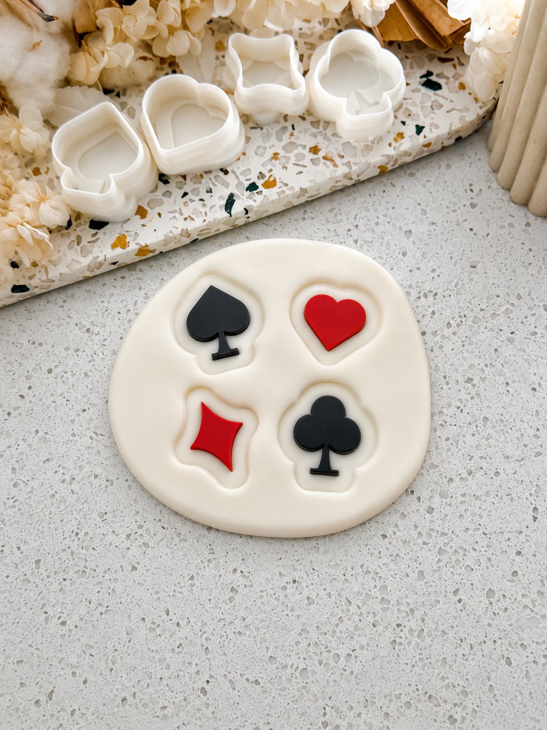 Mini Card Symbols (Layered) - Cookie Stamp and Cutter