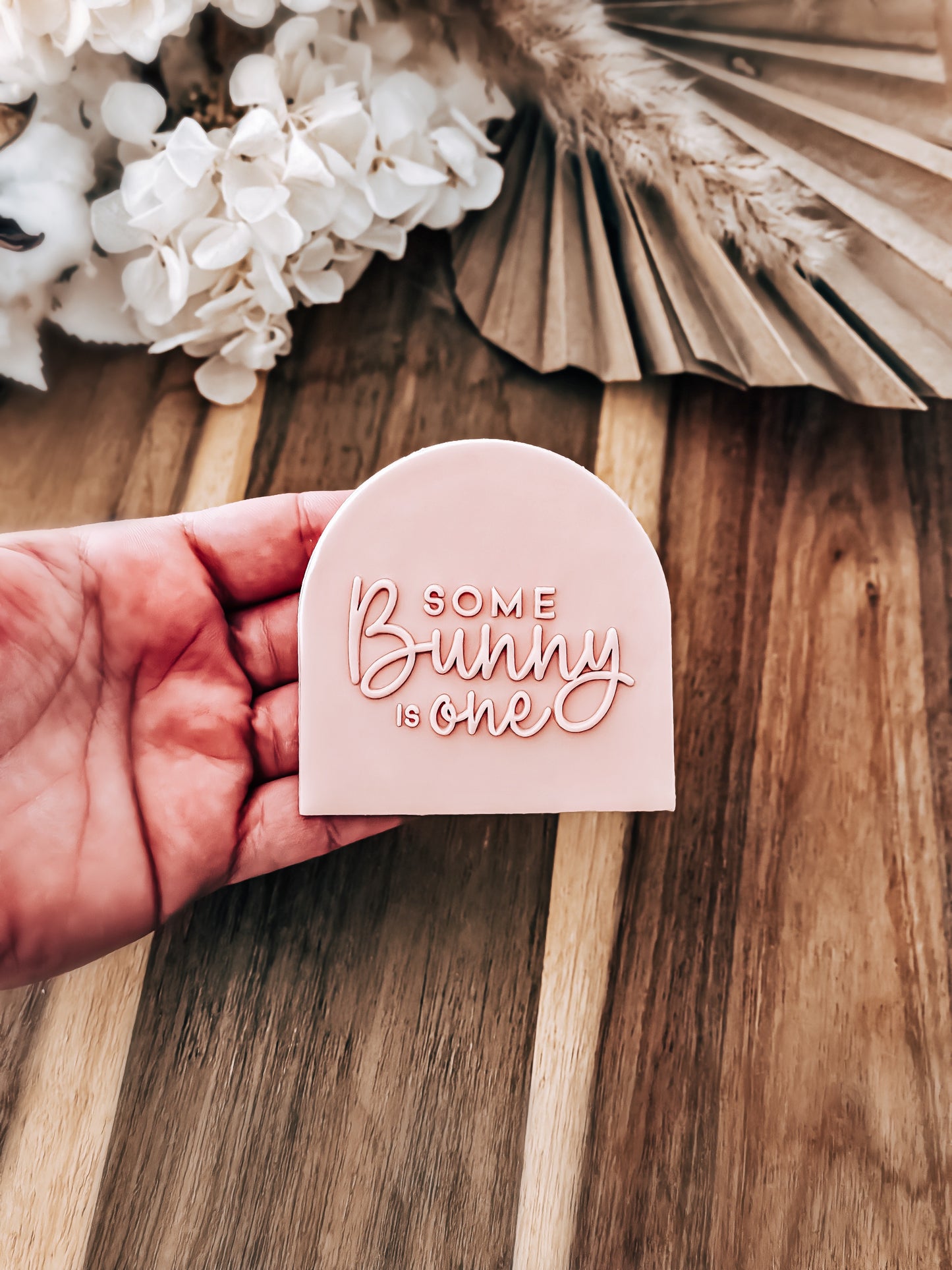 Some Bunny Is One 'UP' - Cookie Stamp - Ideal for Fondant & Sugar Cookies