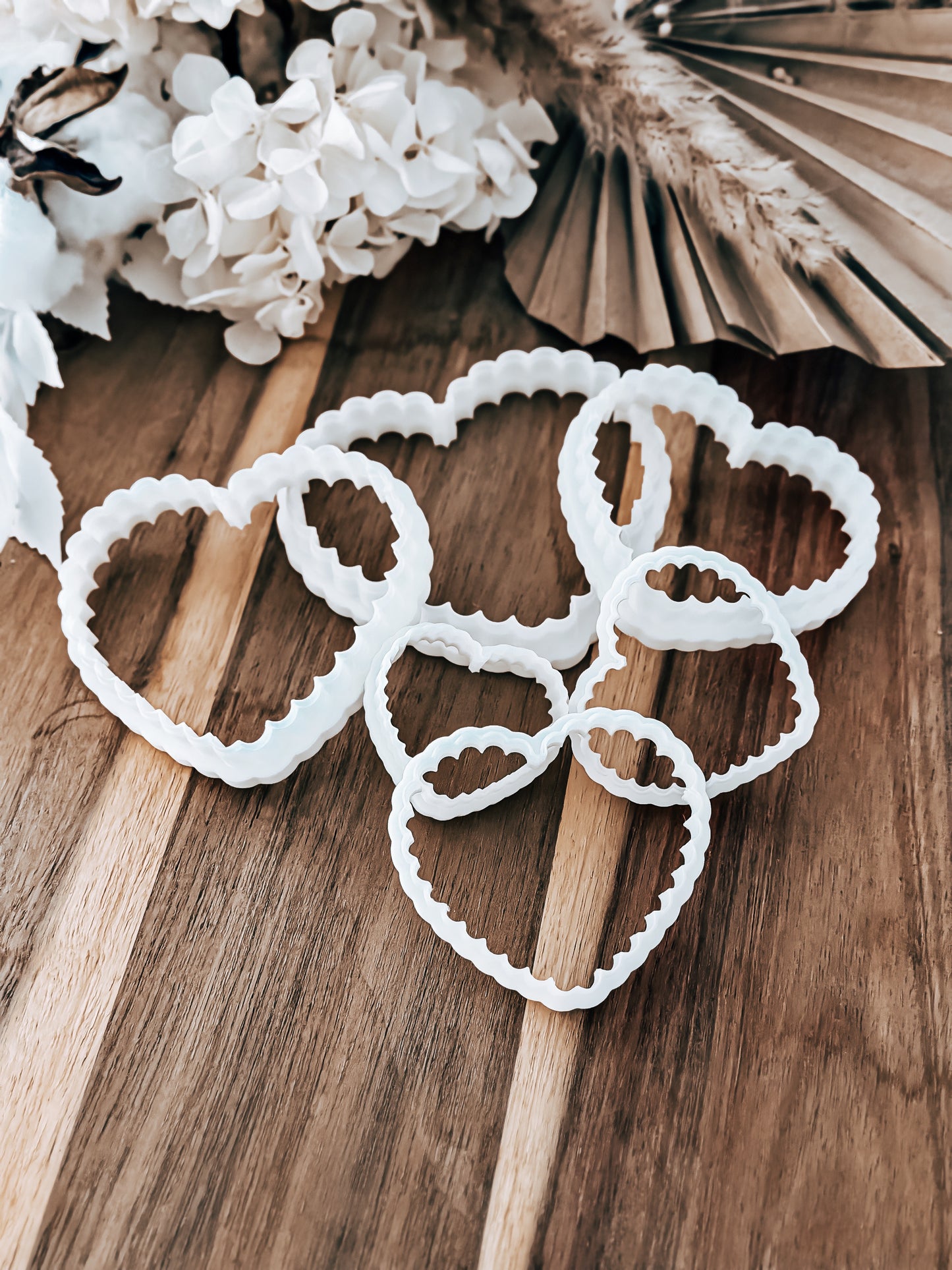 Scalloped Heart Cookie Cutter – Perfect for Fondant, Sugar Cookies & Baking