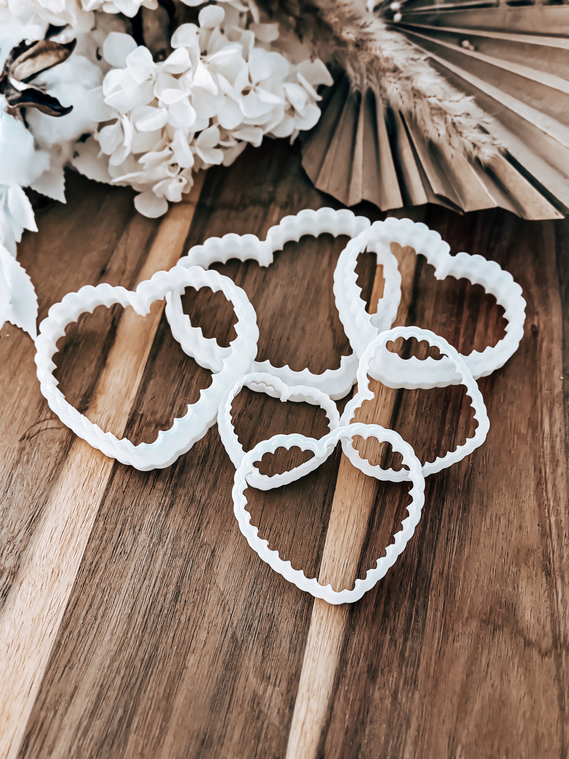 Scalloped Heart Cookie Cutter – Perfect for Fondant, Sugar Cookies & Baking