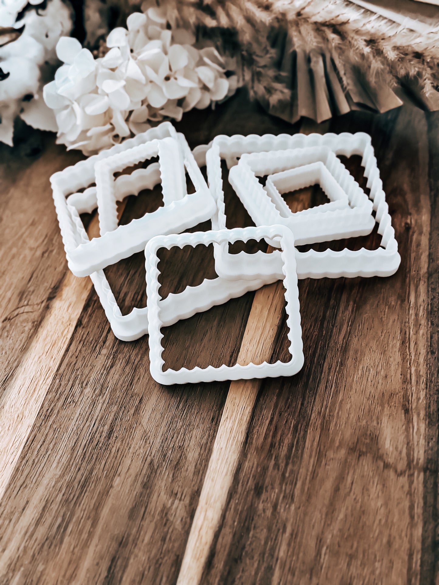 Scalloped Square Cookie Cutter – Perfect for Fondant, Sugar Cookies & Baking