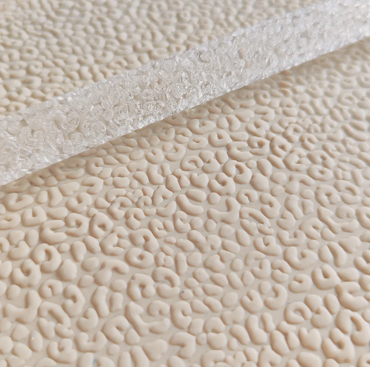 Animal Print Pattern - Acrylic Embossing Rolling Pin – Fondant, Cookie & Clay Texture Roller