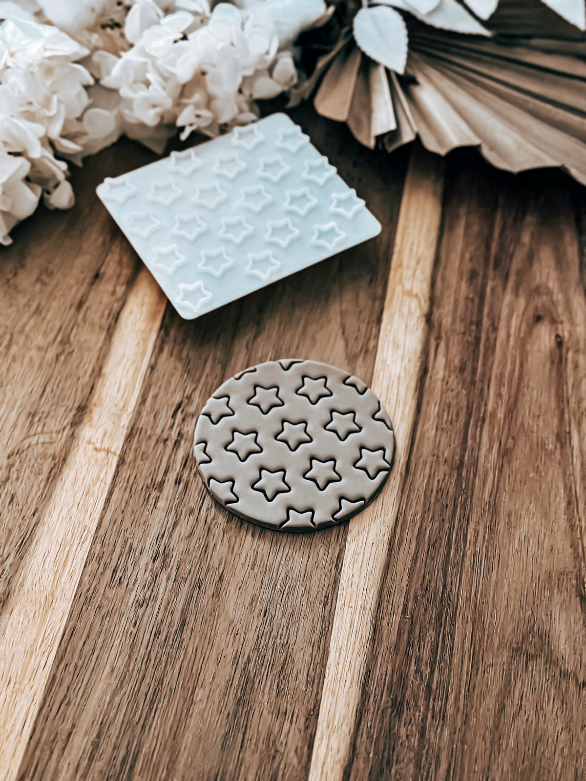 Star Pattern - Cookie Stamp - Ideal for Fondant & Sugar Cookies