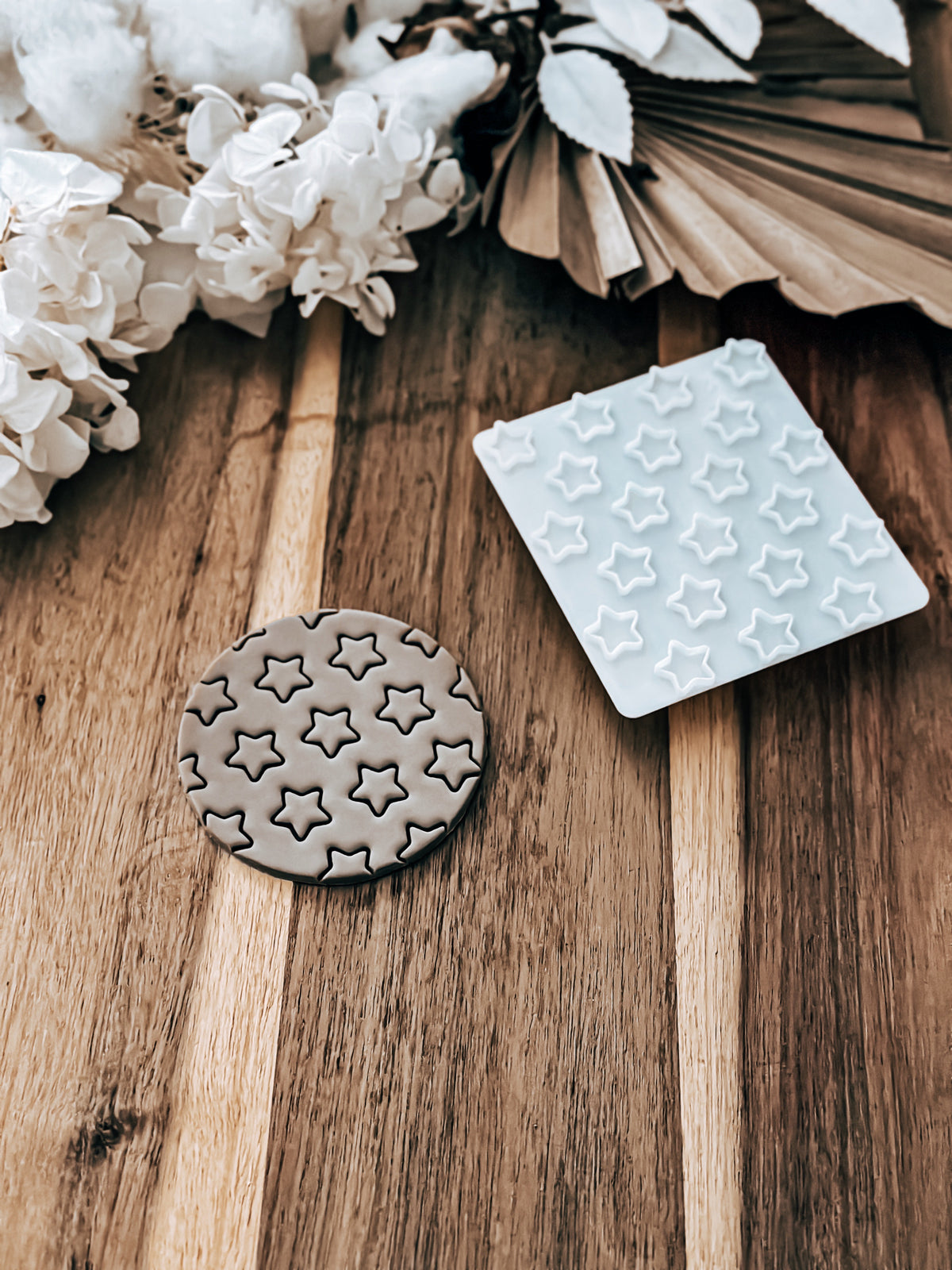 Star Pattern - Cookie Stamp - Ideal for Fondant & Sugar Cookies