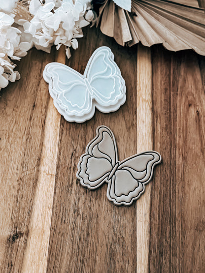 Scarlett Butterfly - Cookie Stamp and Cutter