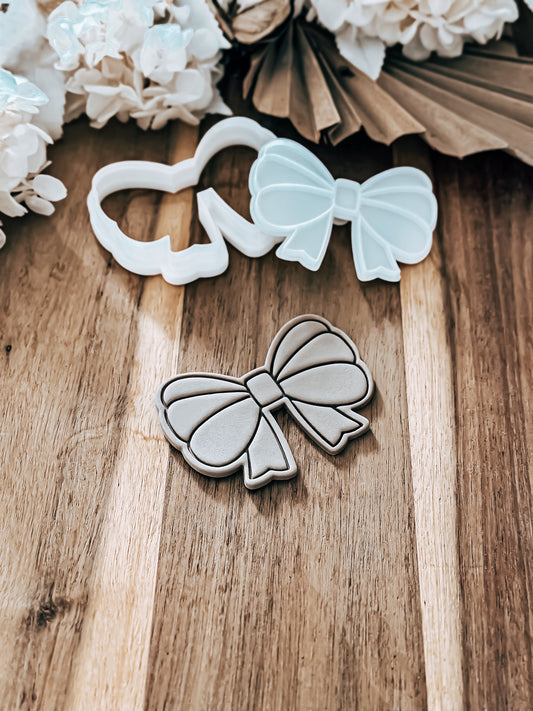 Elegant Bow - Cookie Stamp and Cutter