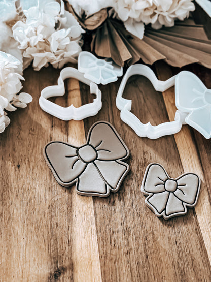 Simple Bow - Cookie Stamp and Cutter