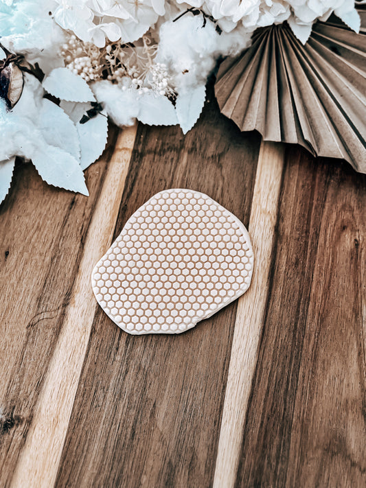 Honeycomb (SMALL) 'UP' Pattern - Stamp - Premium Stamp & Cutter from O'Khach Baking Supplies - Just $25.00! Shop now at O'Khach Baking Supplies