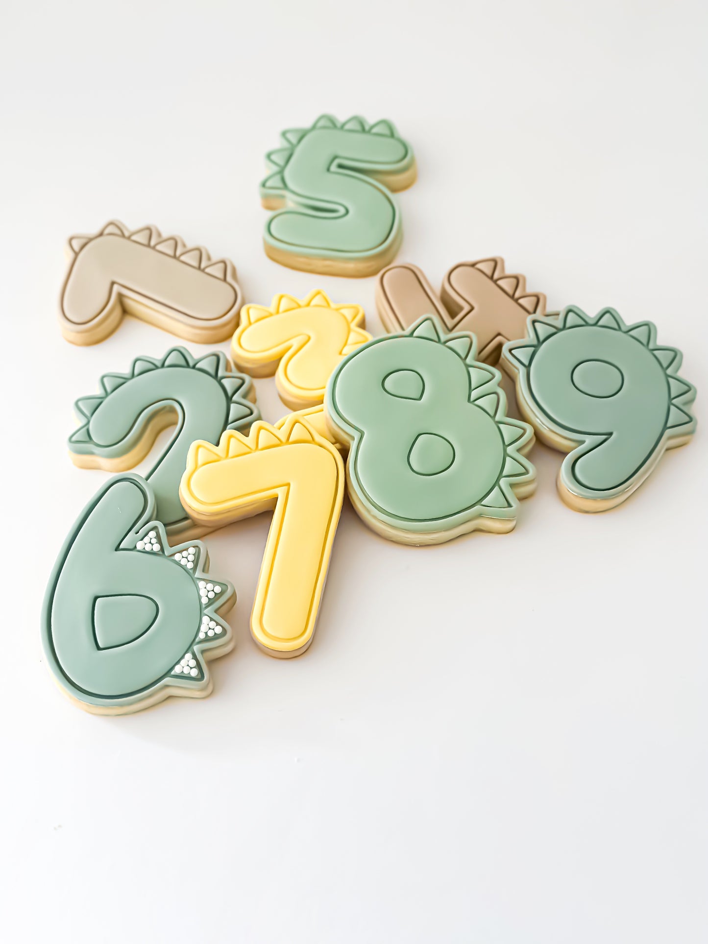 Dino (Roarr) Number Range - Ideal for Fondant & Sugar Cookies