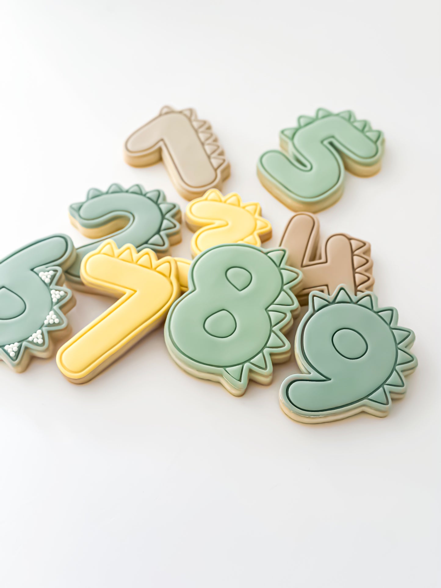 Dino (Roarr) Number Range - Ideal for Fondant & Sugar Cookies