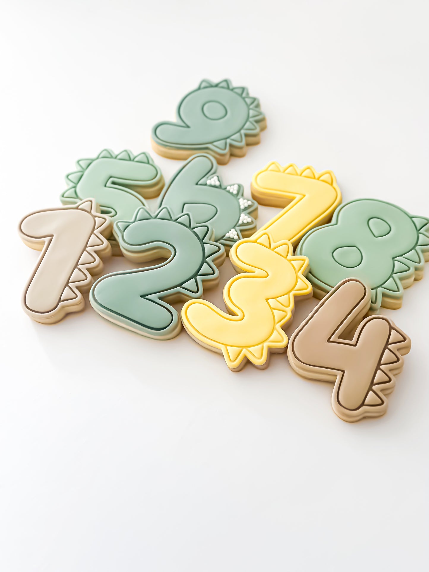 Dino (Roarr) Number Range - Ideal for Fondant & Sugar Cookies