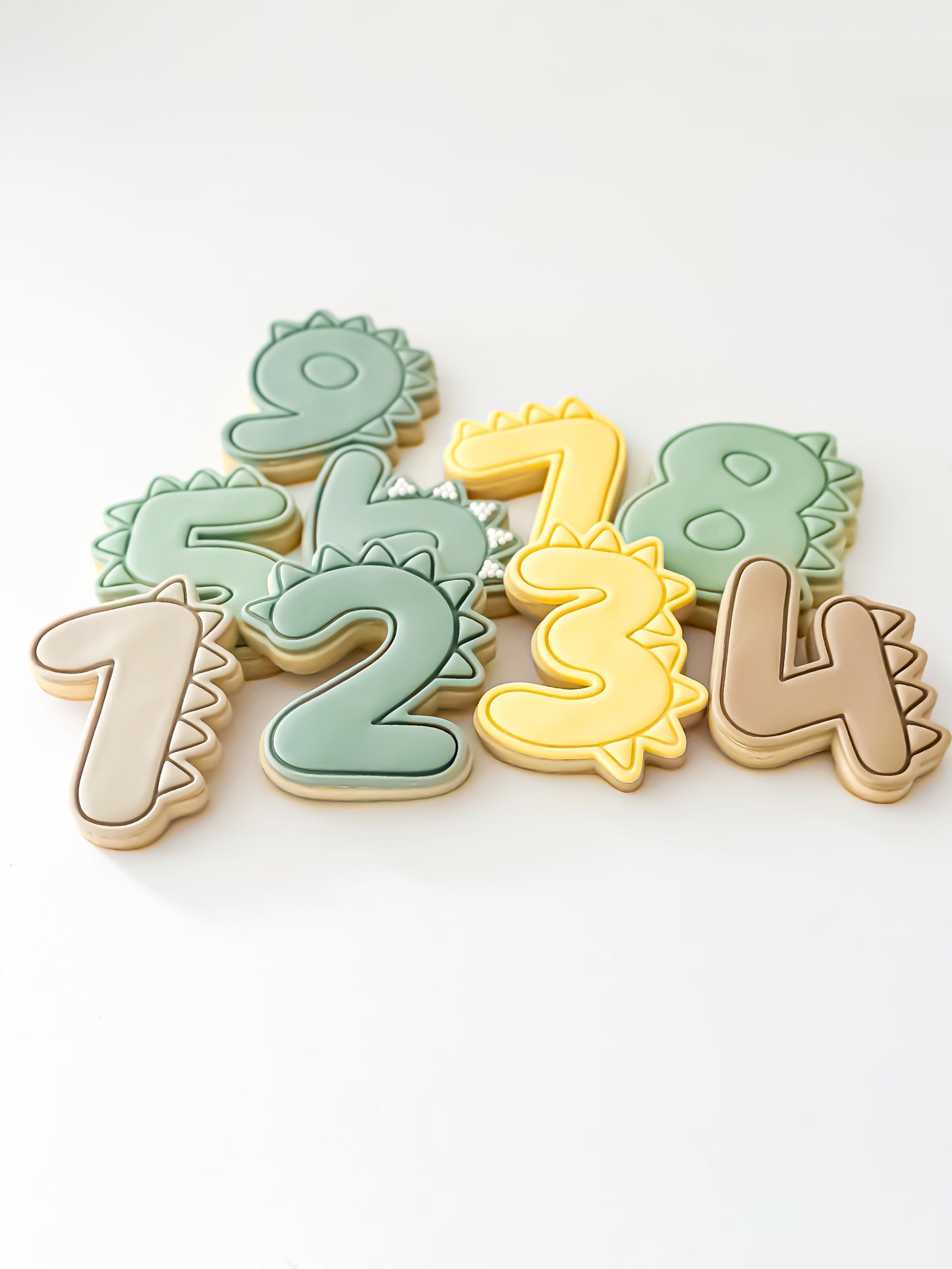 Dino (Roarr) Number Range - Ideal for Fondant & Sugar Cookies