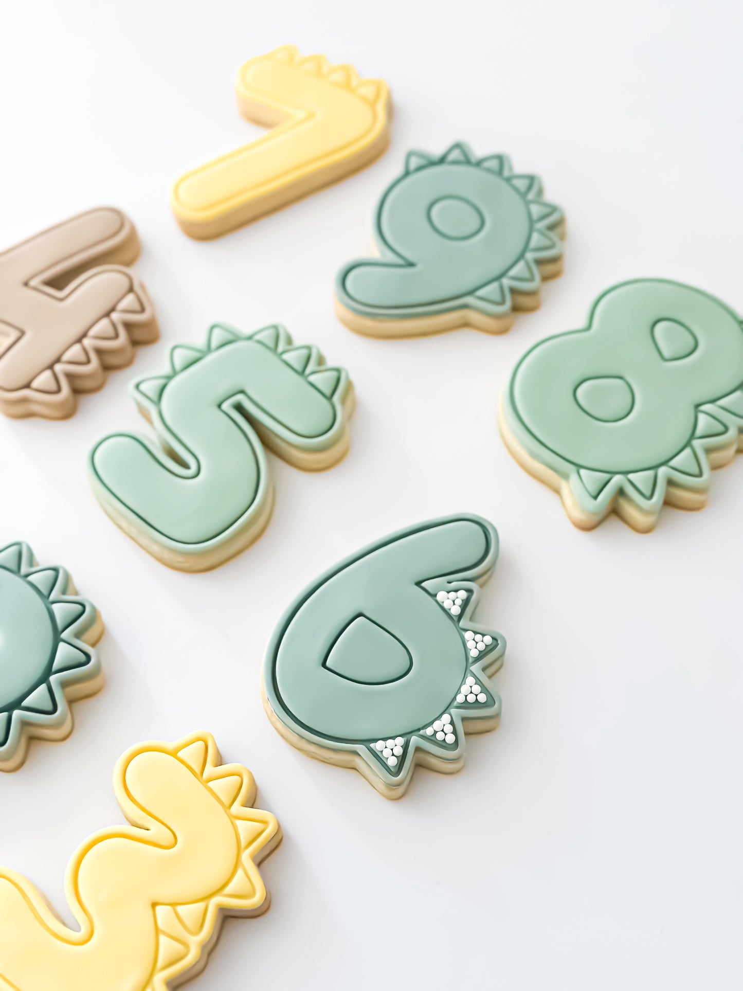 Dino (Roarr) Number Range - Ideal for Fondant & Sugar Cookies