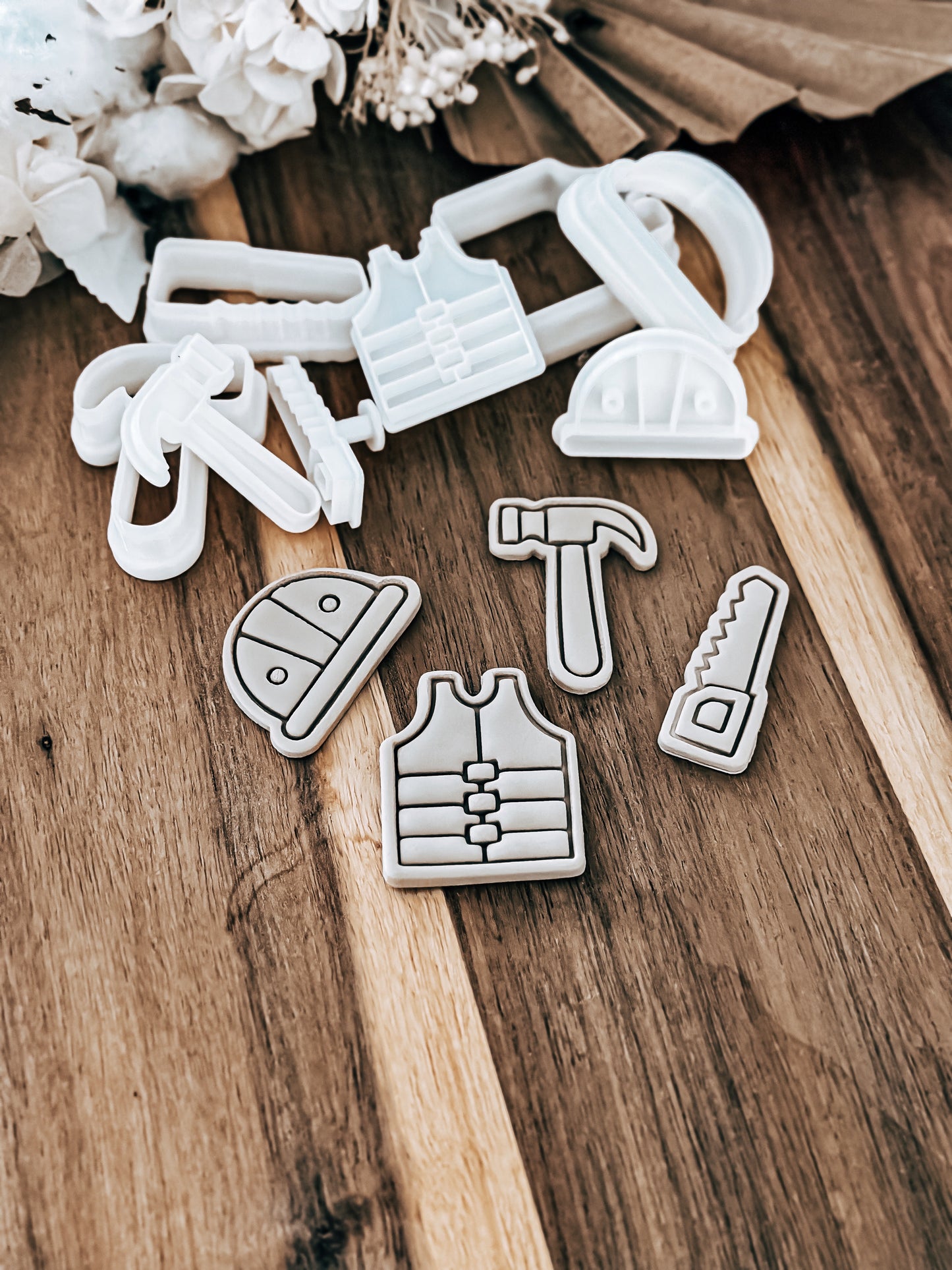 Mini Construction Stamp & Cutter - Perfect for Fondant & Sugar Cookies