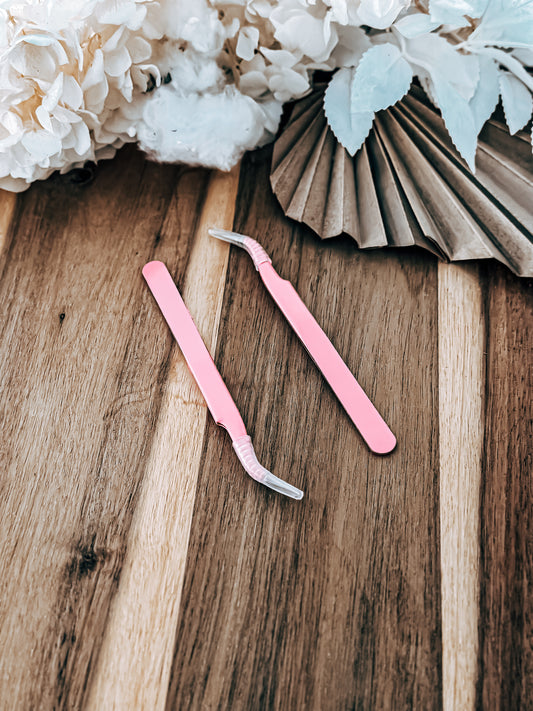 Pink Sprinkle TWEEZER - With Angle - O'Khach Baking Supplies