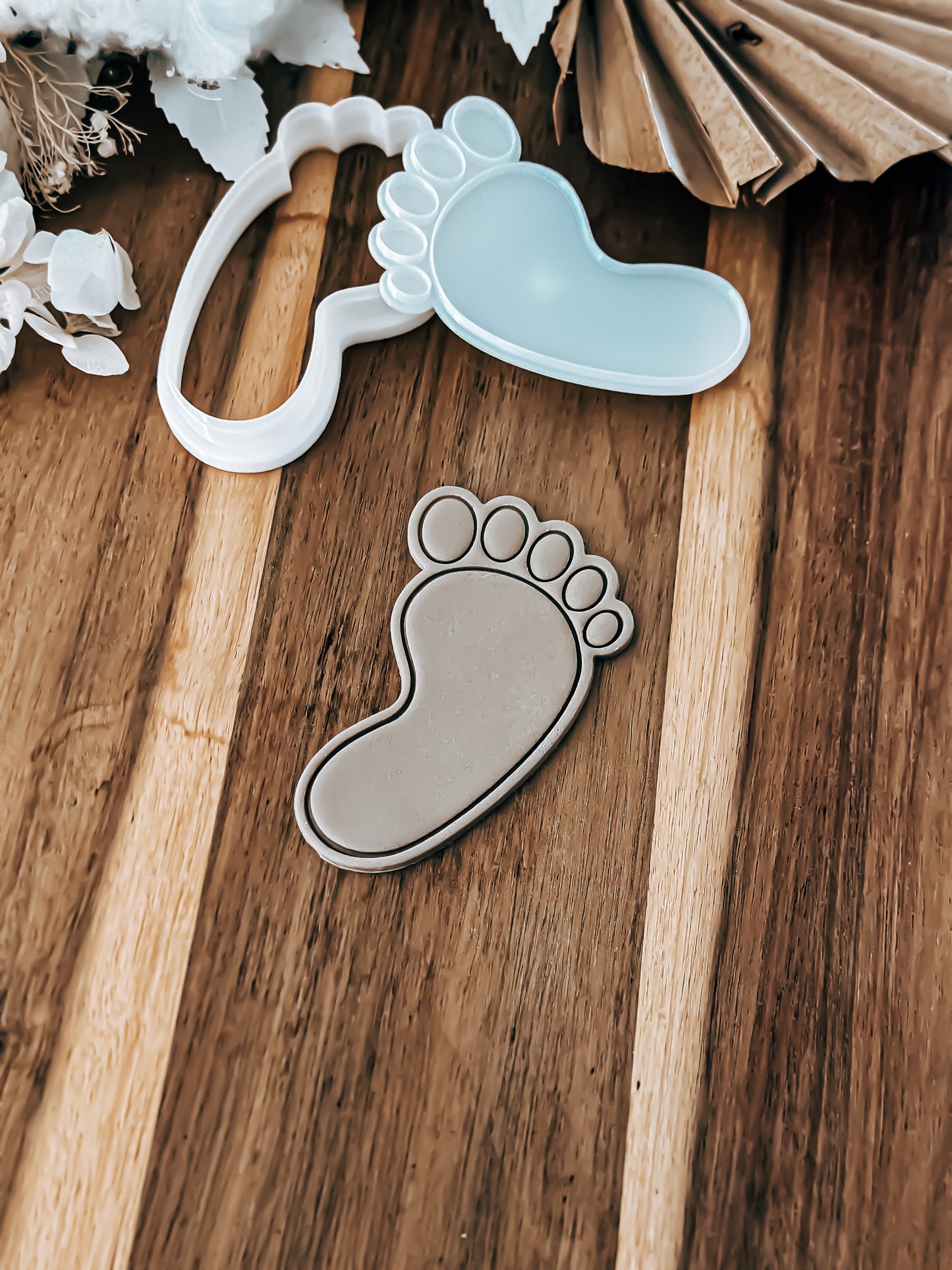 Baby Feet - Cookie Stamp & Cutter - Fondant & Sugar Cookies