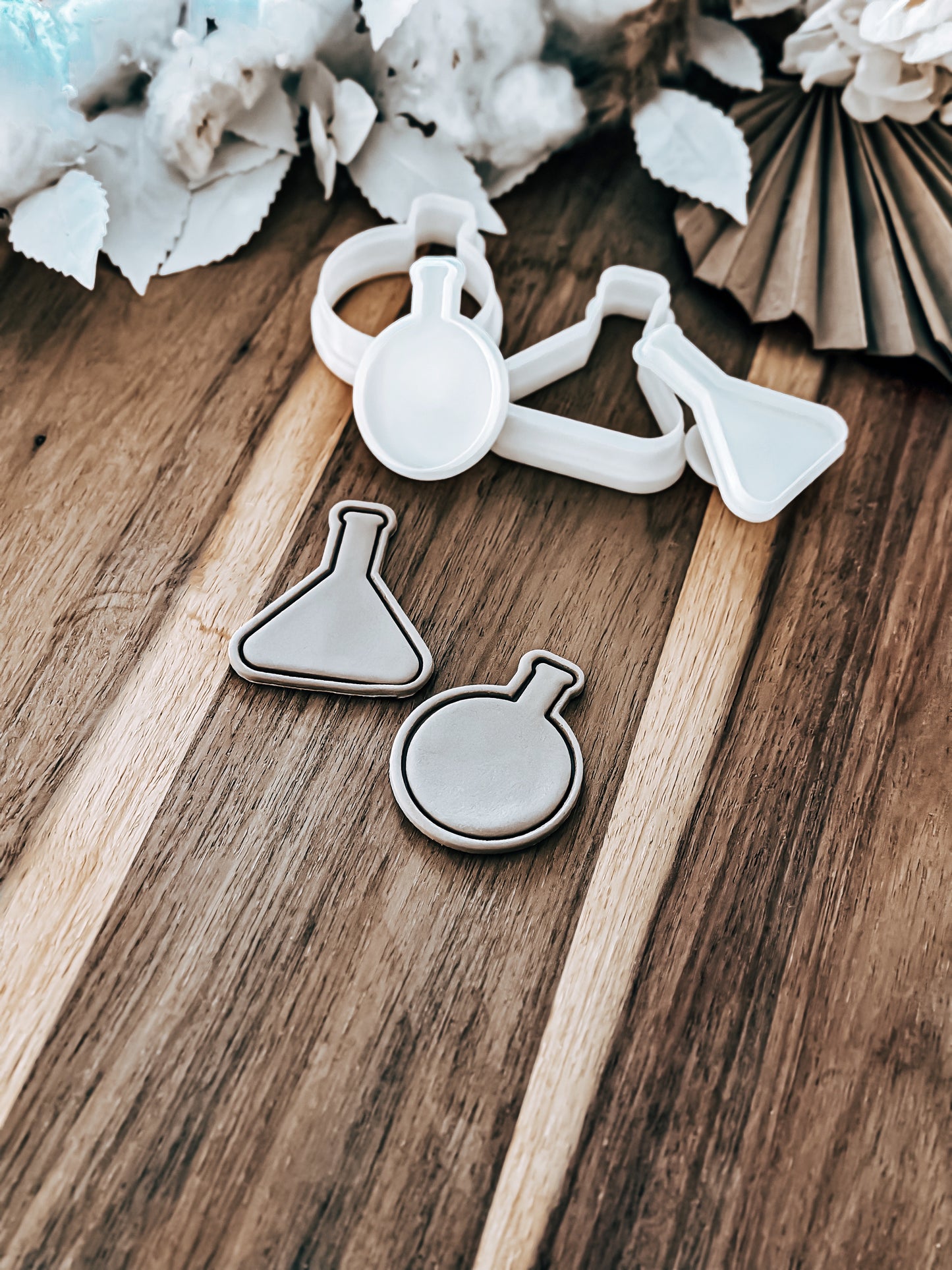 Mini Flask Set Of 2 - Cookie Stamp & Cutter - Fondant & Sugar Cookies