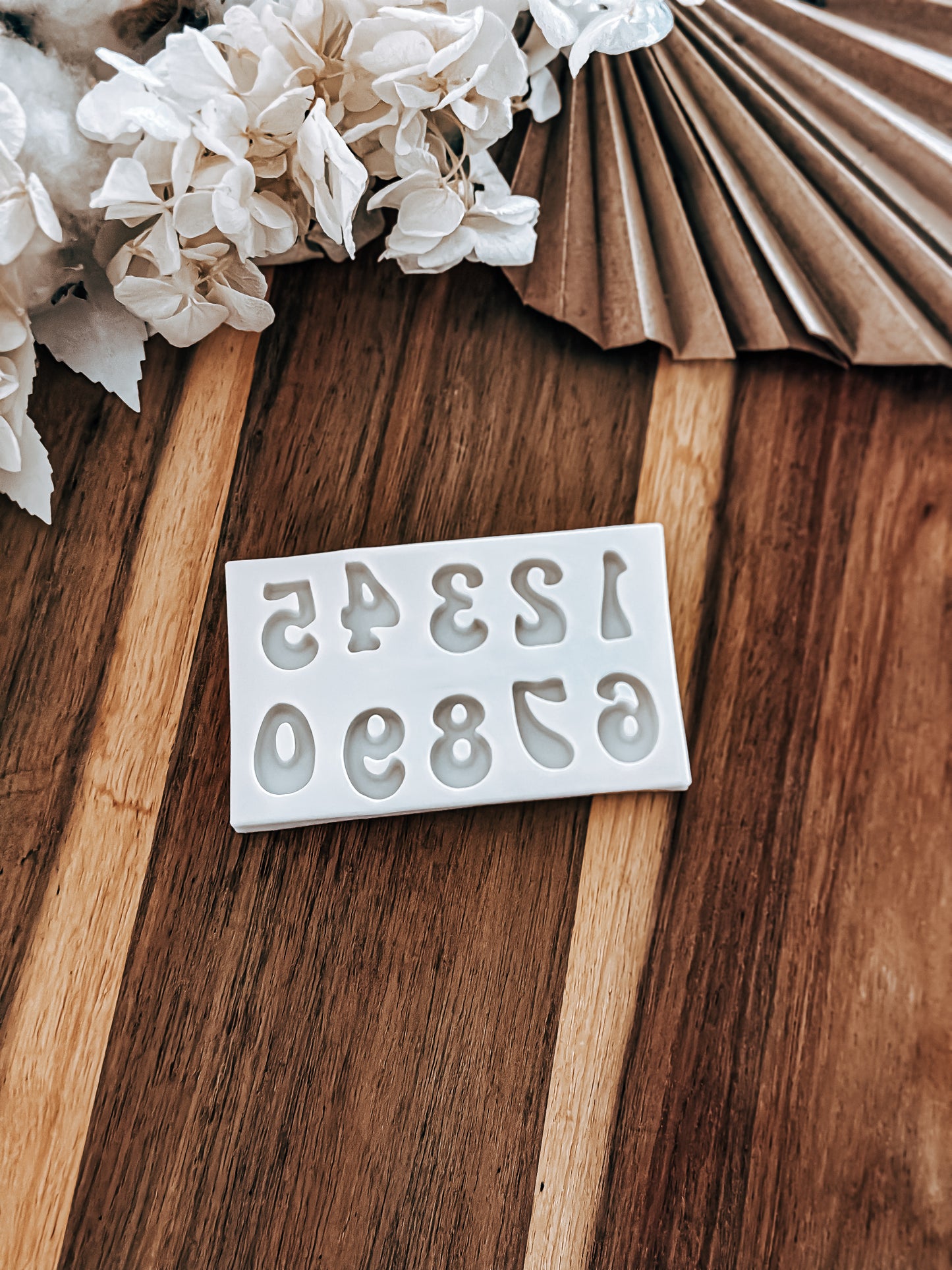 Alphabet & Stamp Numbers Set (Retro) - Silicone Mould - Perfect for Fondant, Chocolate, & Cake Decorating