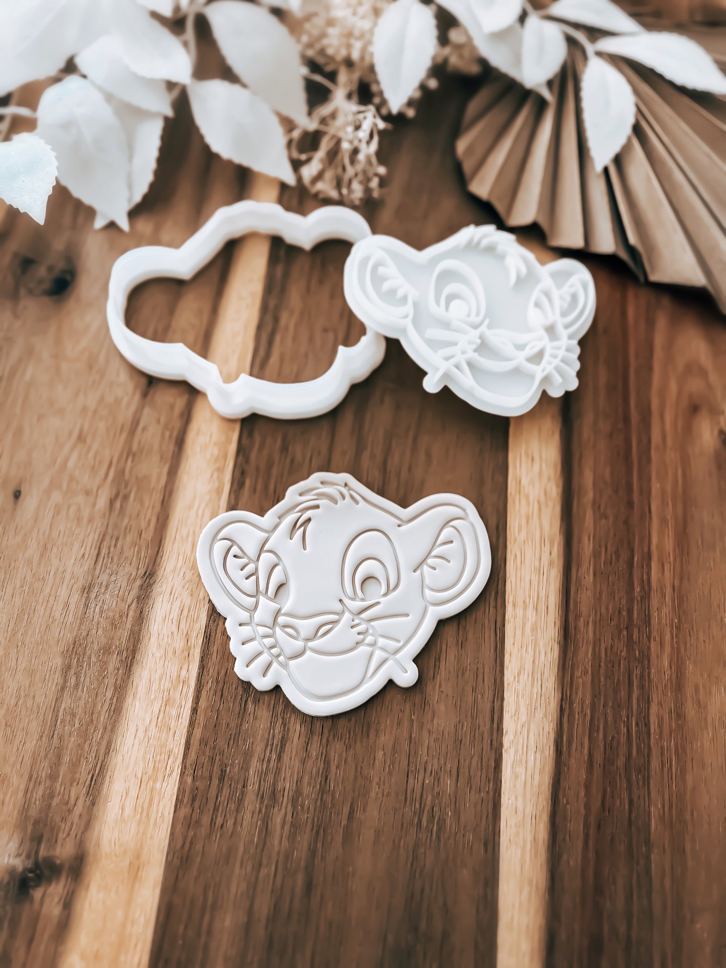 Little Lion Cub Stamp and Cutter - Perfect for Fondant & Sugar Cookies