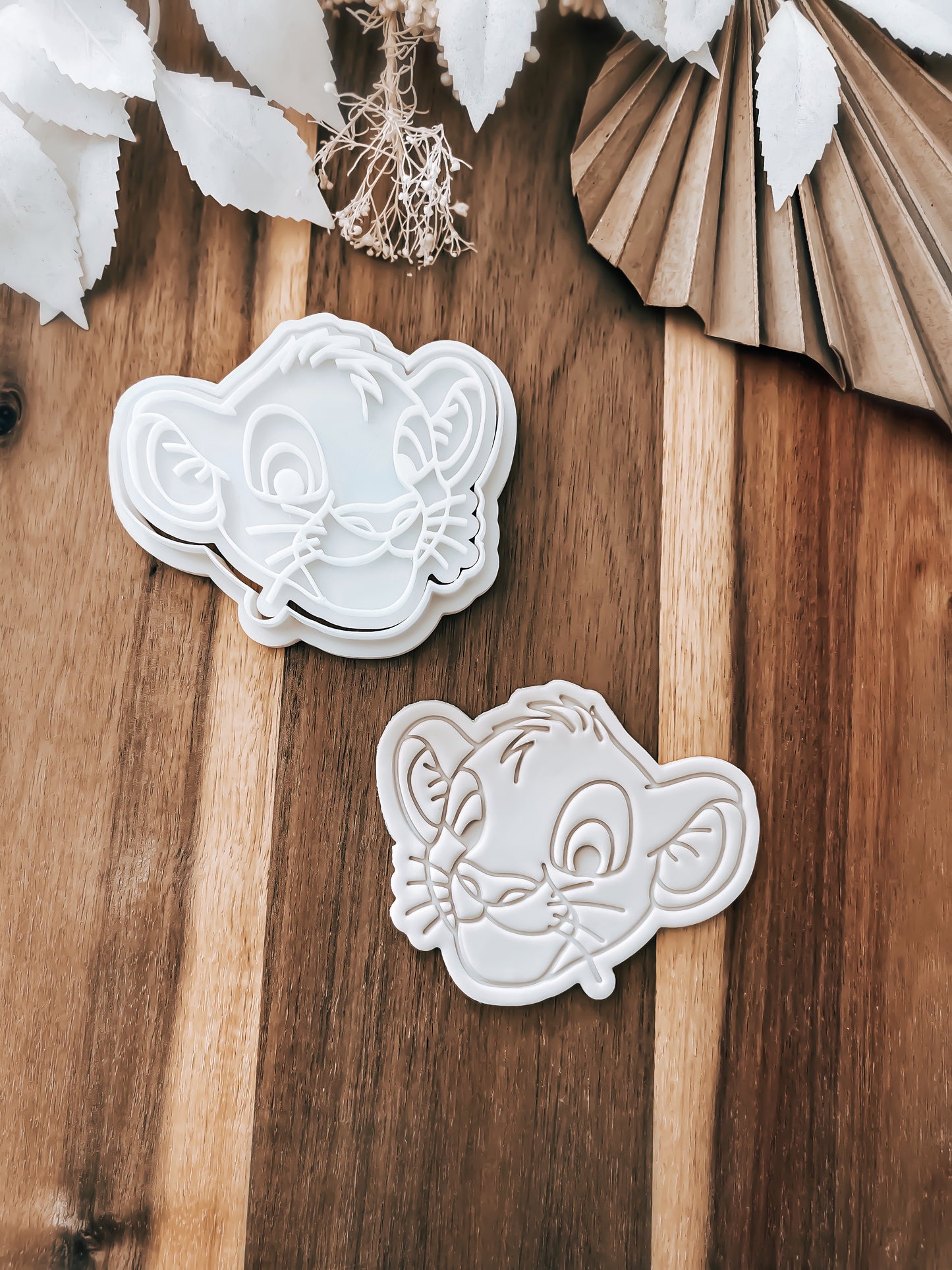 Little Lion Cub Stamp and Cutter - Perfect for Fondant & Sugar Cookies