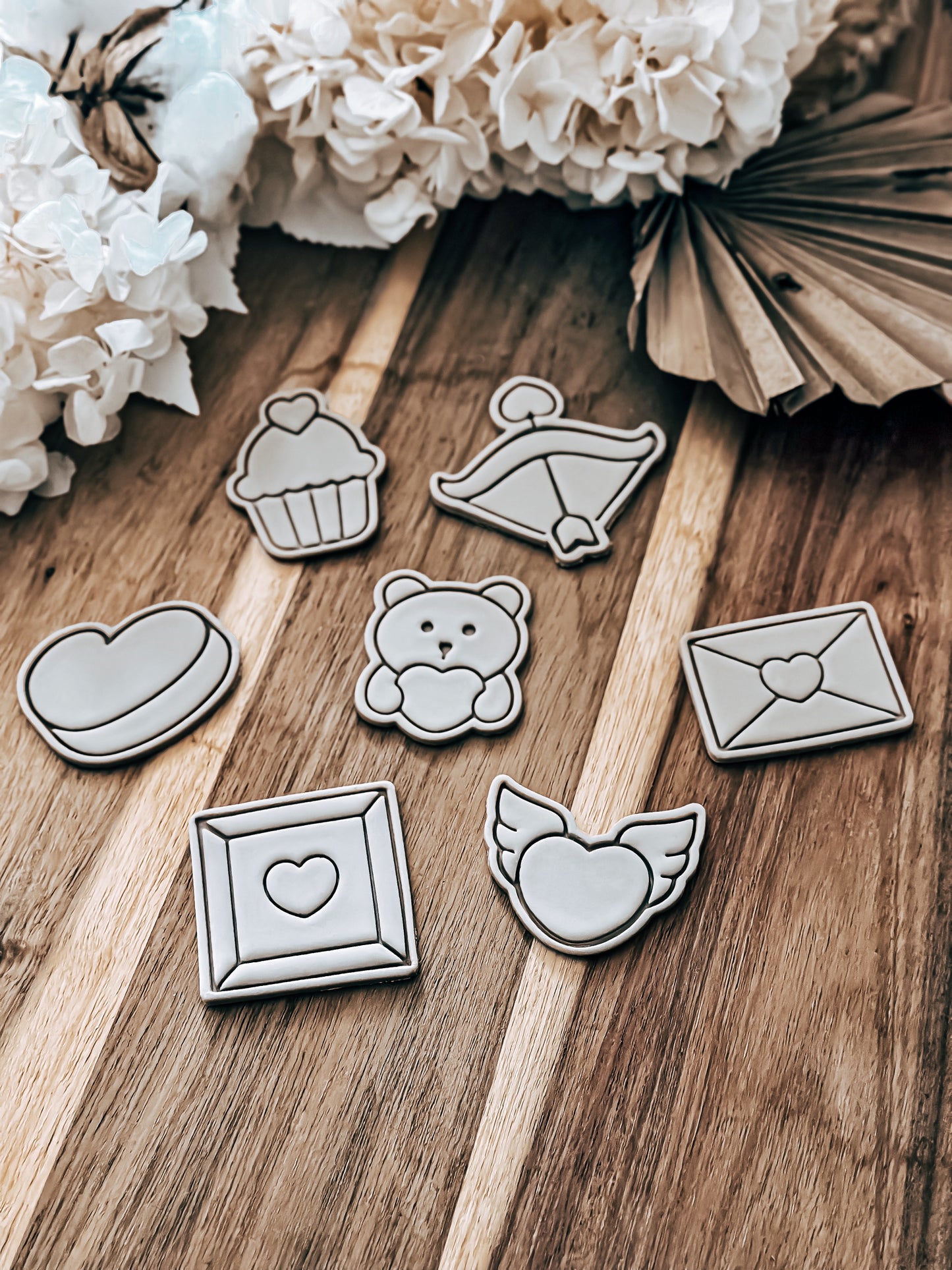 Mini Heart Envelope - Cookie Stamp and Cutter - Ideal for Fondant & Sugar Cookies