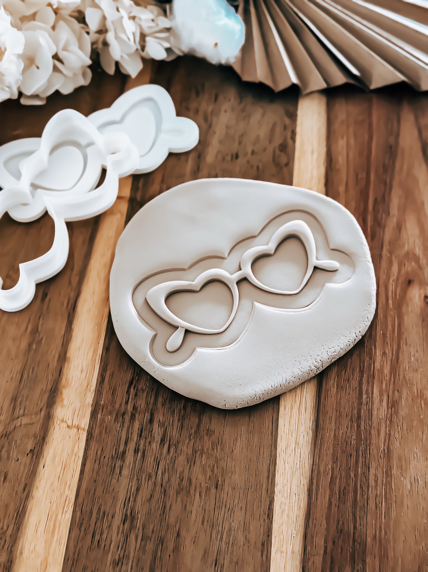Love Glasses - Cookie Stamp & Cutter - Fondant & Sugar Cookies