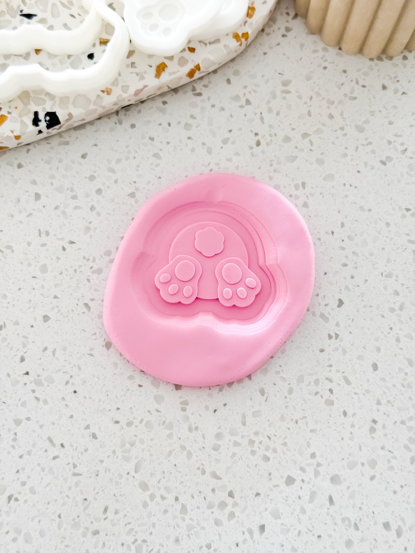 Mini Bunny Behind (Layered) Stamp & Cutter - Perfect for Fondant & Sugar Cookies