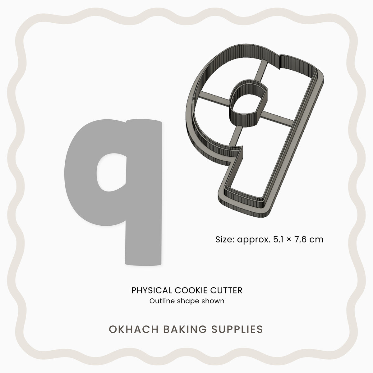 Numbers 0-9 (Caterpillar) - Cookie Cutter