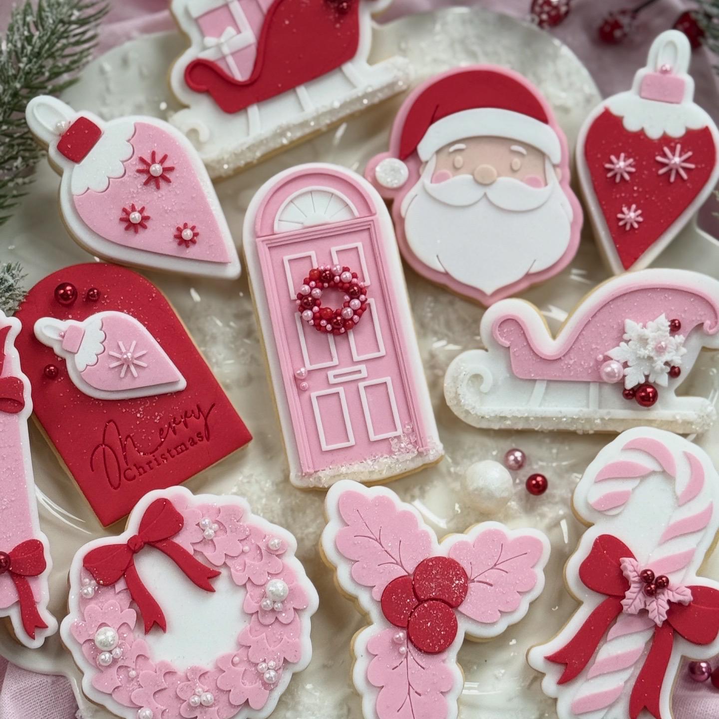 Mini Point Bauble (Stars) - Cookie Stamp and Cutter