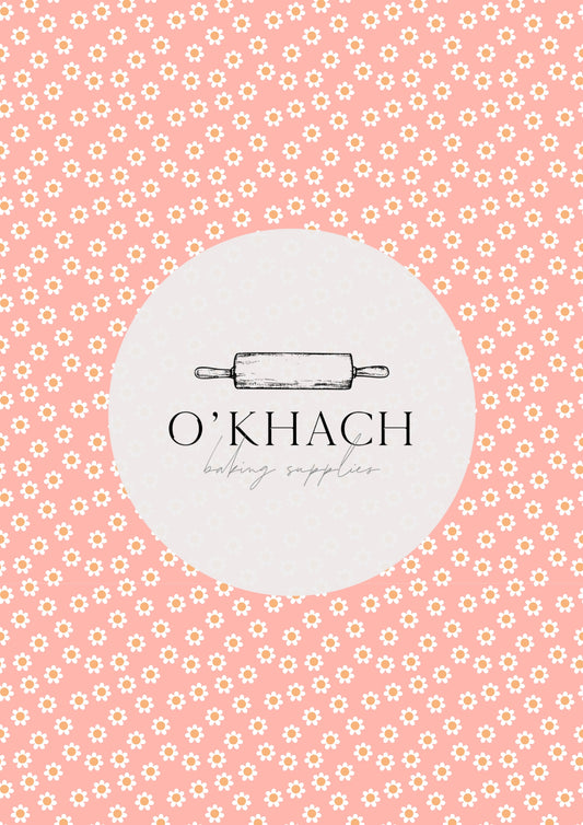 Retro Happy Pattern No.6 - Edible Image - O'Khach Baking Supplies