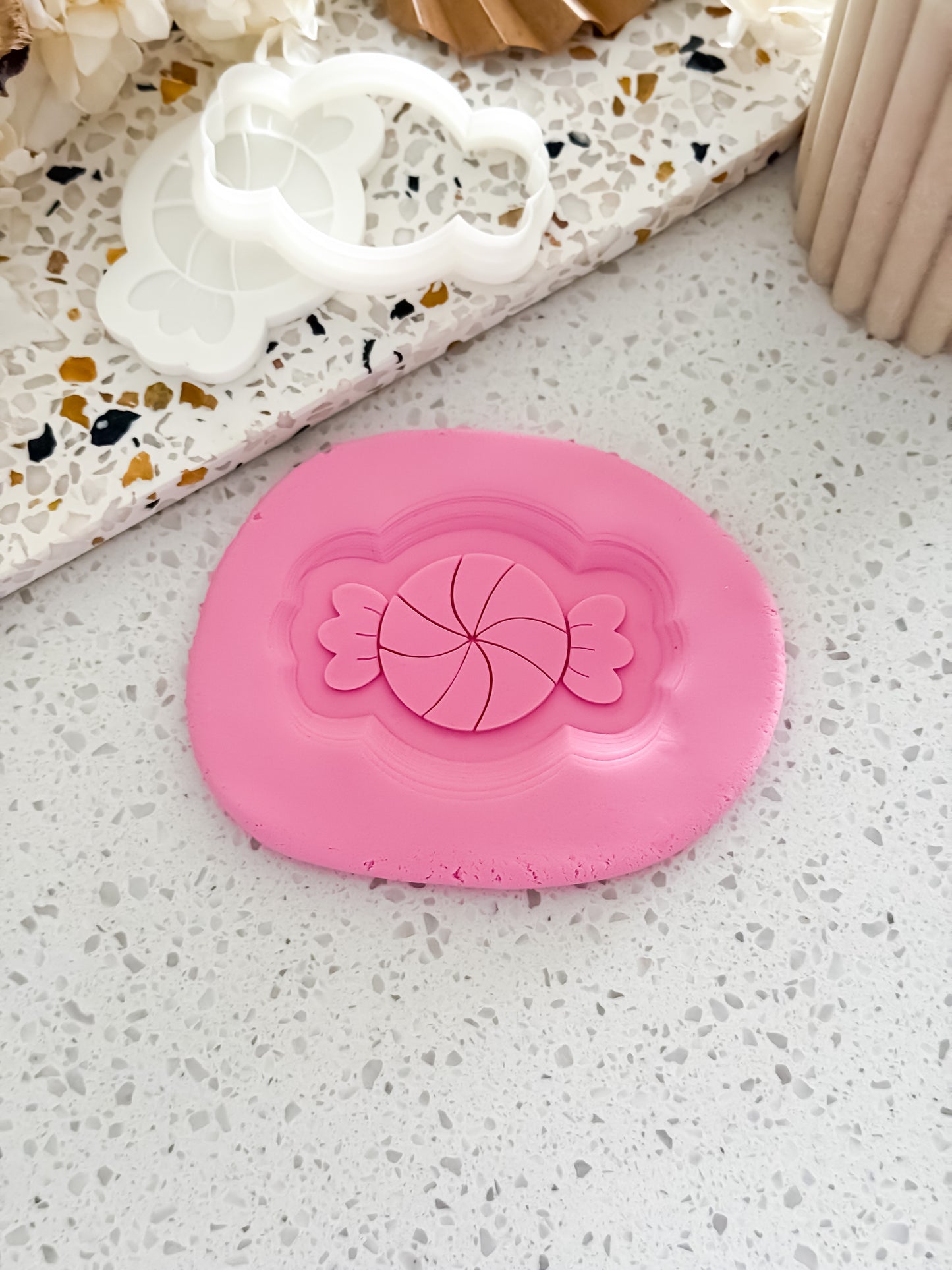 Round Lolly Stamp & Cutter - Perfect for Fondant & Sugar Cookies