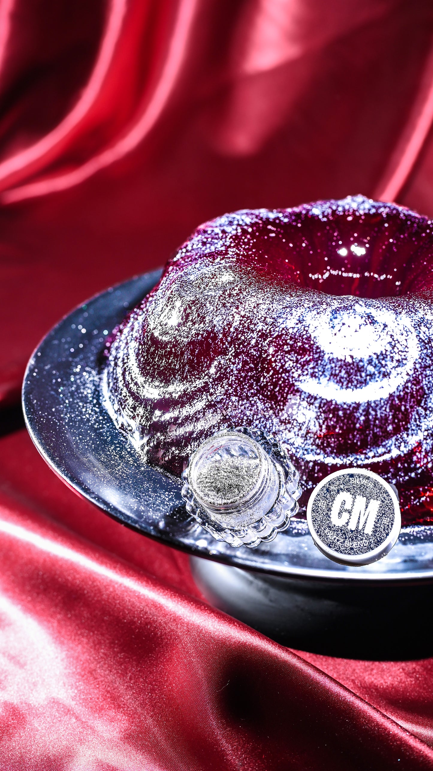 Silver - Glitz Blend Edible Shimmer Dust