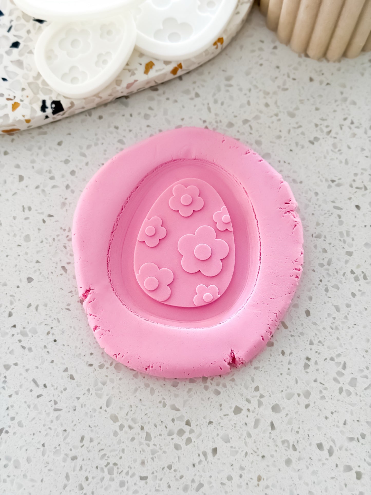 Easter Egg Stamp & Cutter - Perfect for Fondant & Sugar Cookies