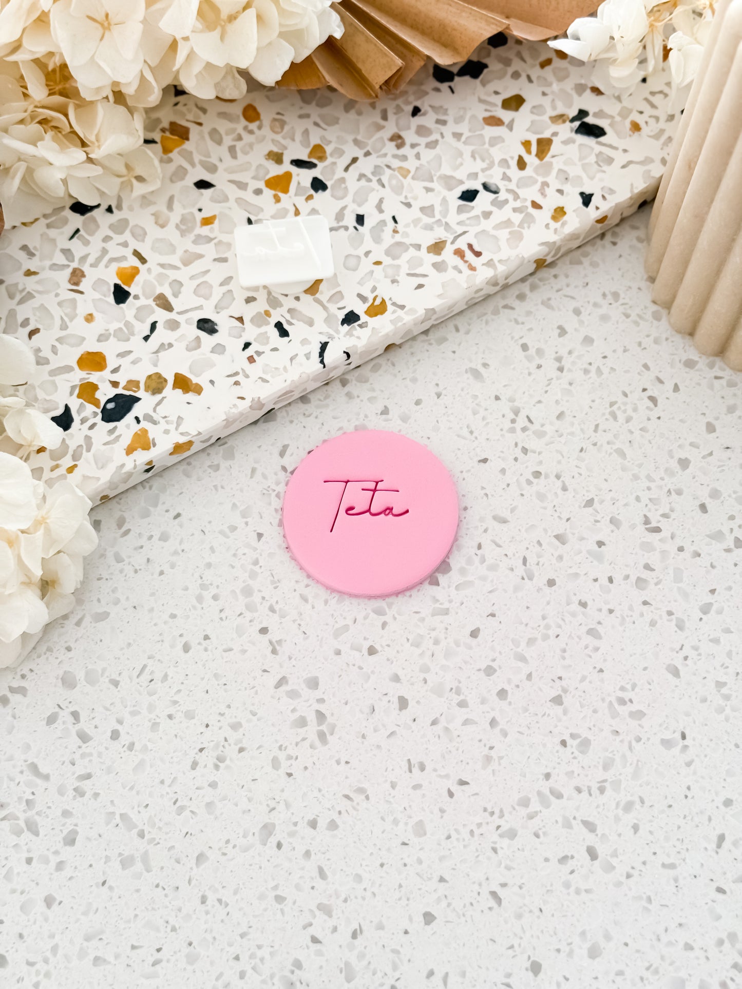Teta Stamp - Perfect for Fondant, Sugar Cookies & Baking