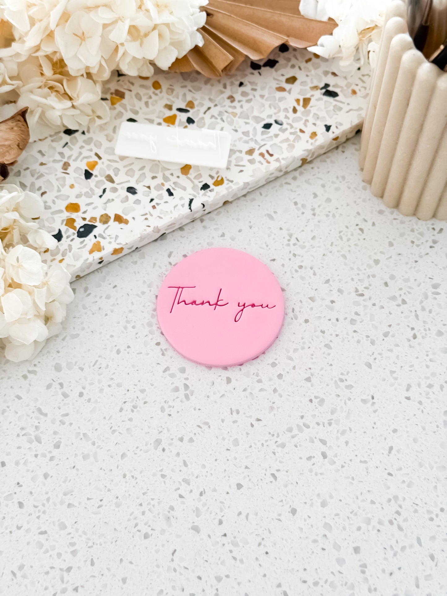 Thank you Stamp - Perfect for Fondant, Sugar Cookies & Baking