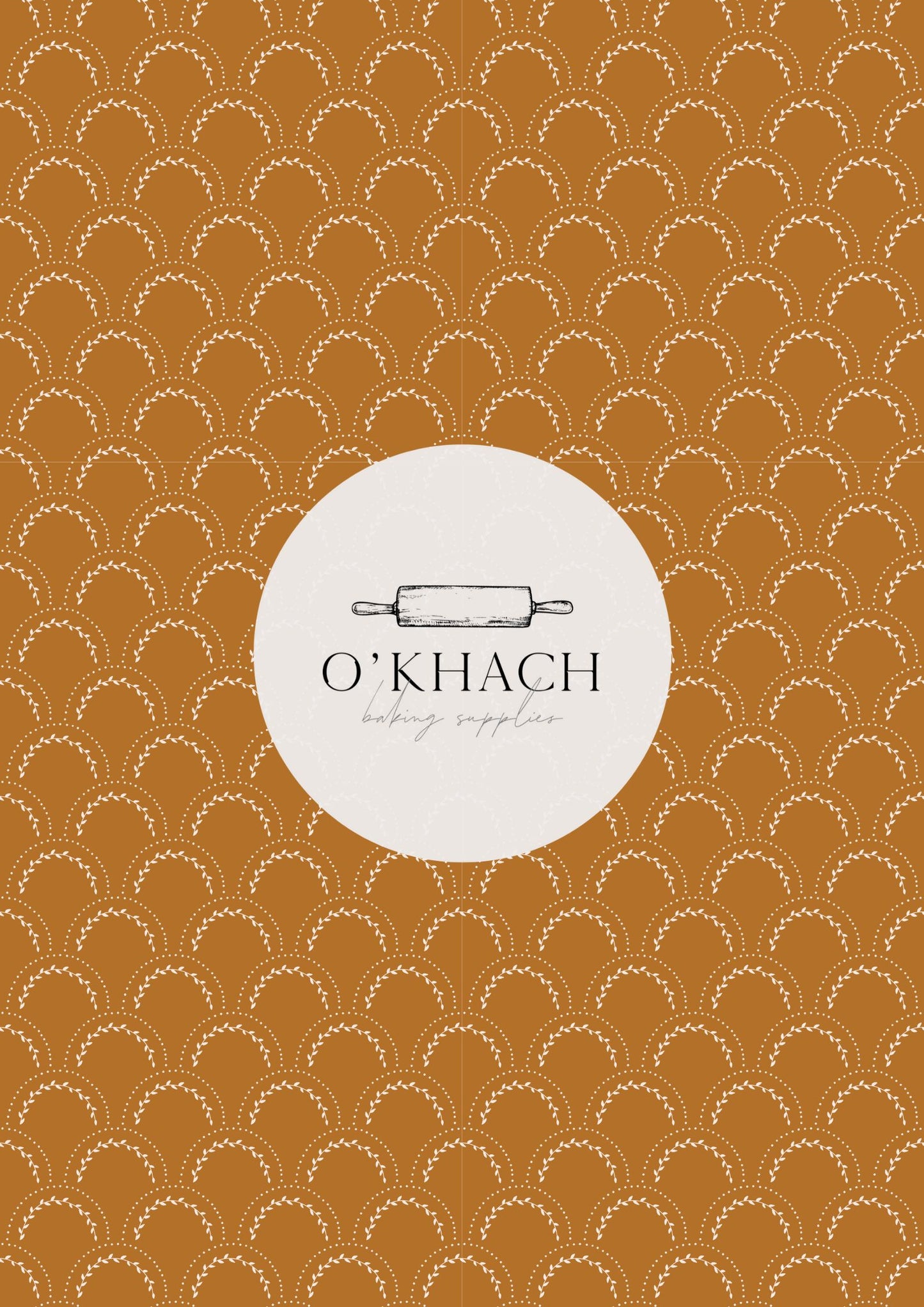 Bohemian Life Pattern No.13 - Digital Edible Image for Cakes & Cookies