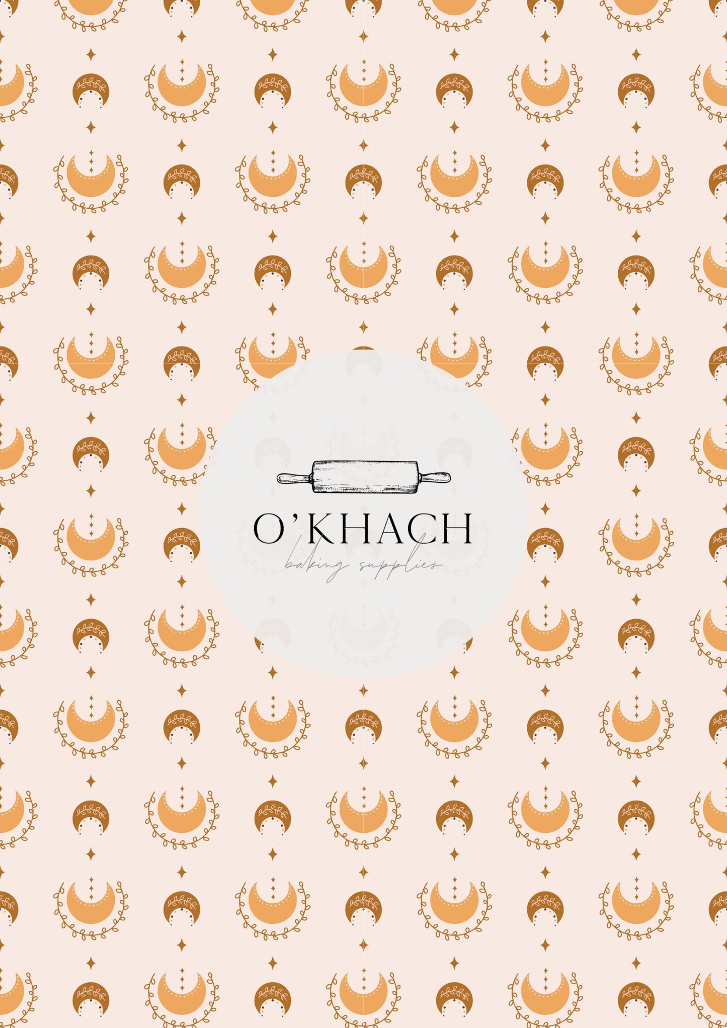 Bohemian Life Pattern No.28 - Digital Edible Image for Cakes & Cookies