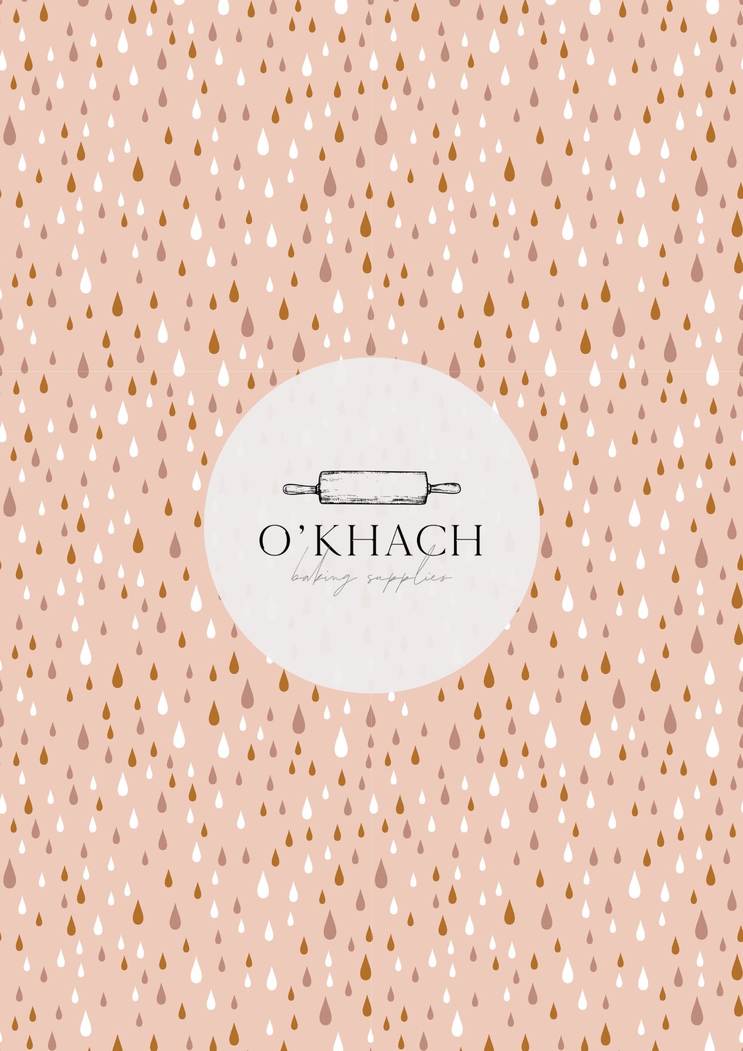 Bohemian Life Pattern No.29 - Digital Edible Image for Cakes & Cookies